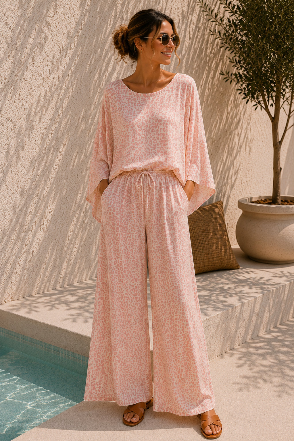 Oversize Fledermausshirt „Zanzibar“ ✨ Made in Italy • weich fließendes Oversize-Shirt • Größe 34–46