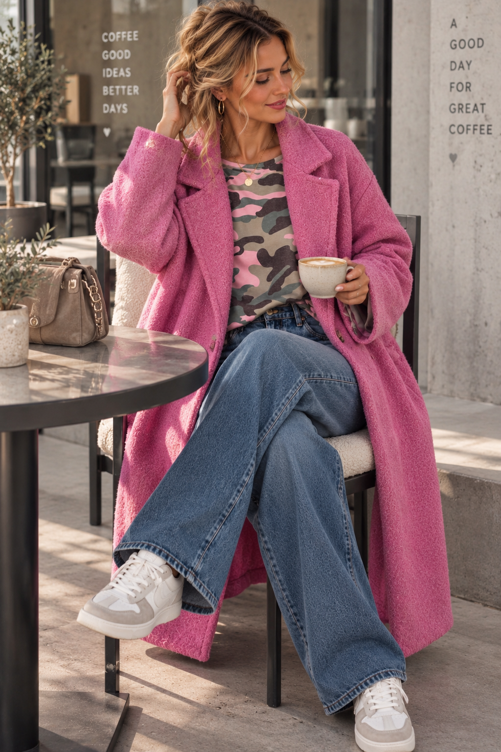 TREND MANTEL ELVIRA 36 - 42 Trench Coat Made in Italy