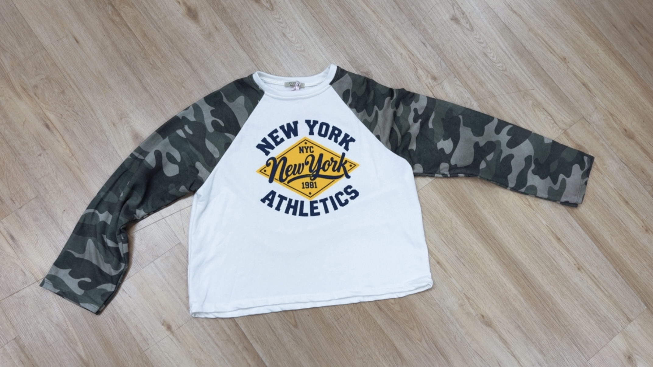 Langarmshirt Statement-Shirt ATHLETICS I LS0162 I Made in Italy 34-40/42 Longsleeve