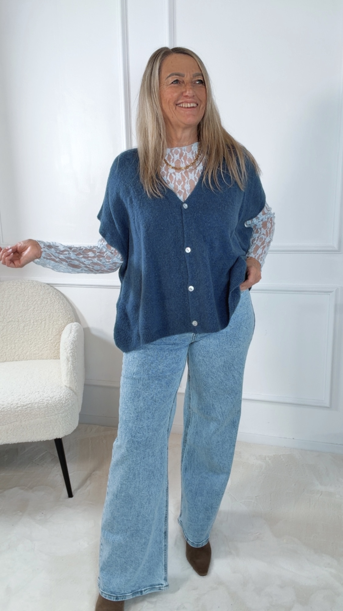 WESTE LIVIA Oversize Made in Italy 36 -44