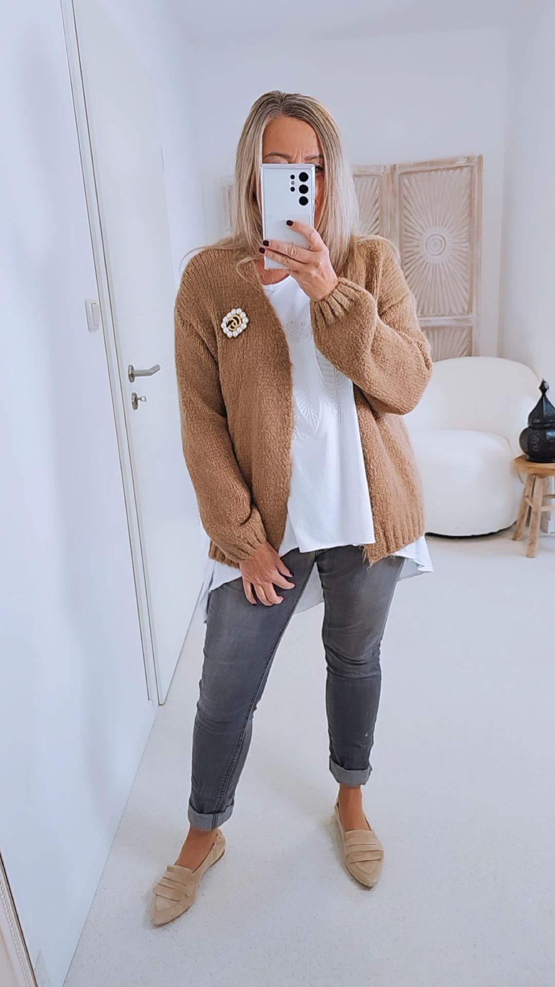 KNIT CARDIGAN ELVIRA 34-40 Made in Italy kurze Strick Jacke Oversize