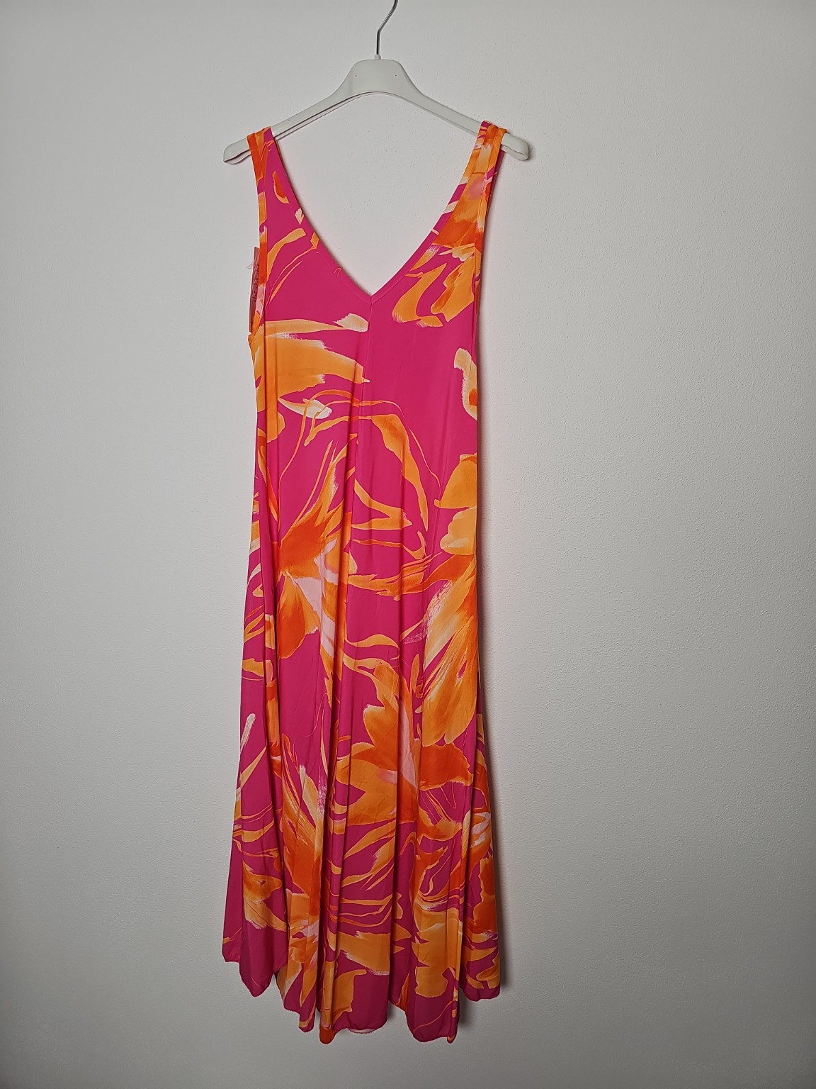 Maxi-Kleid Abeni Blumenprint Made in Italy 34-42/44