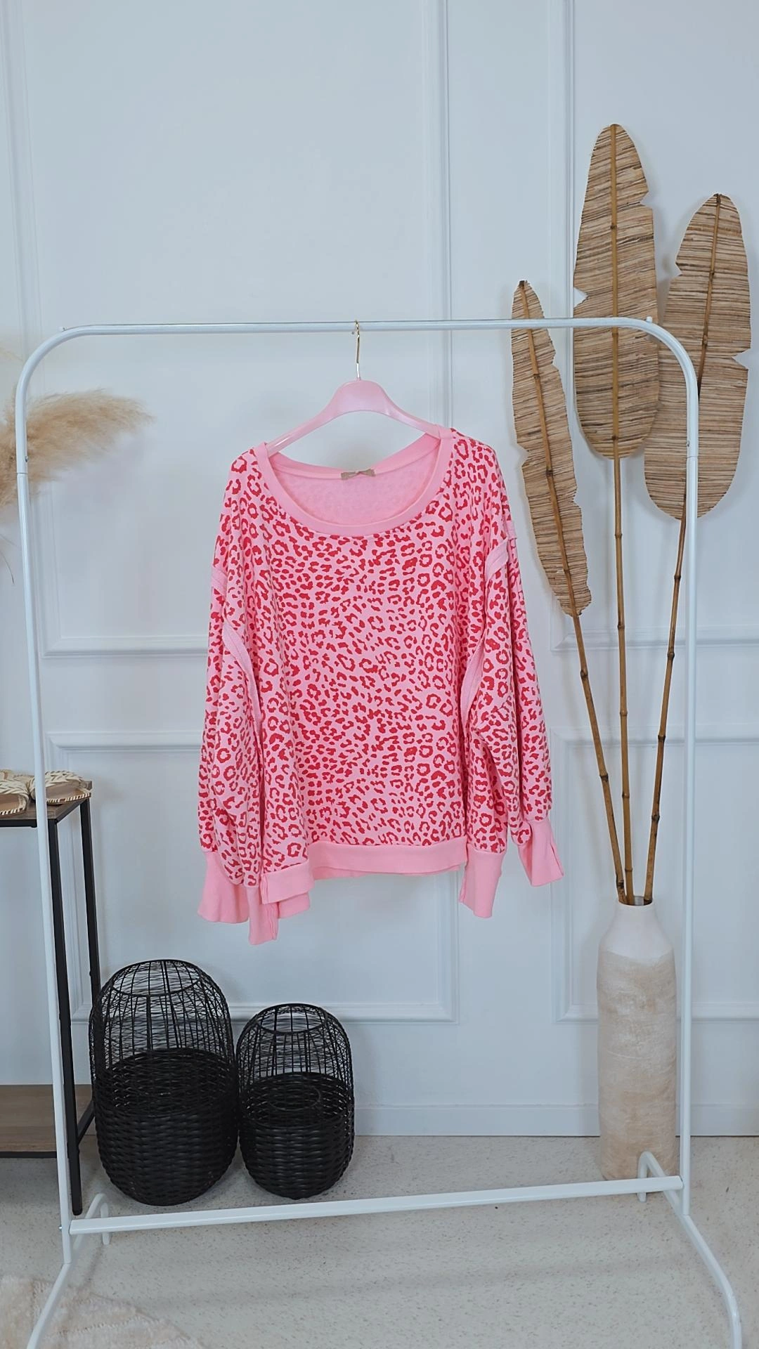 OVERSIZE SWEATER CARLOTA LEO Made in Italy 34-44/46
