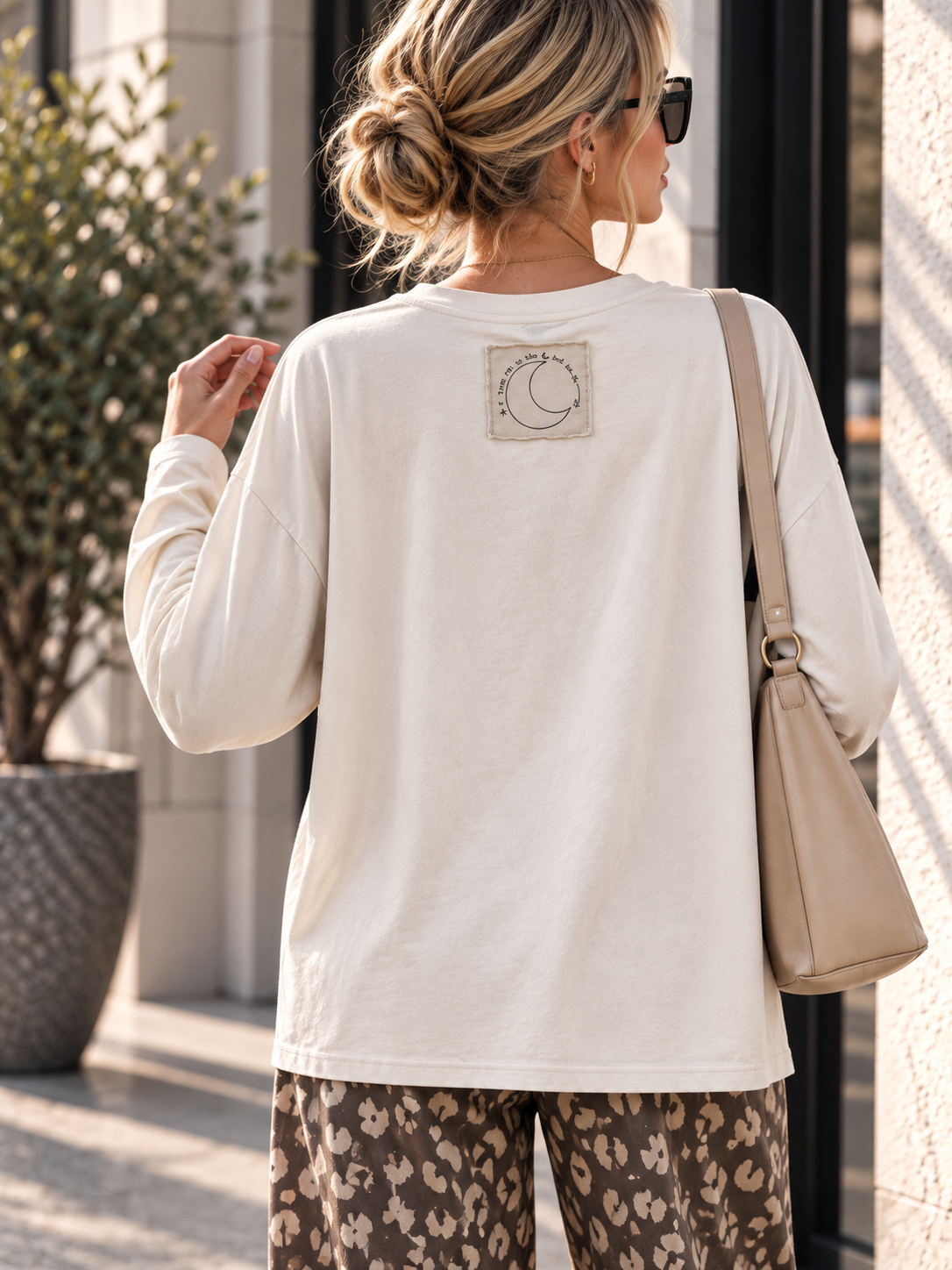 Love to the Moon Longsleeve I LS0154 I 34-42 I Made in Italy 