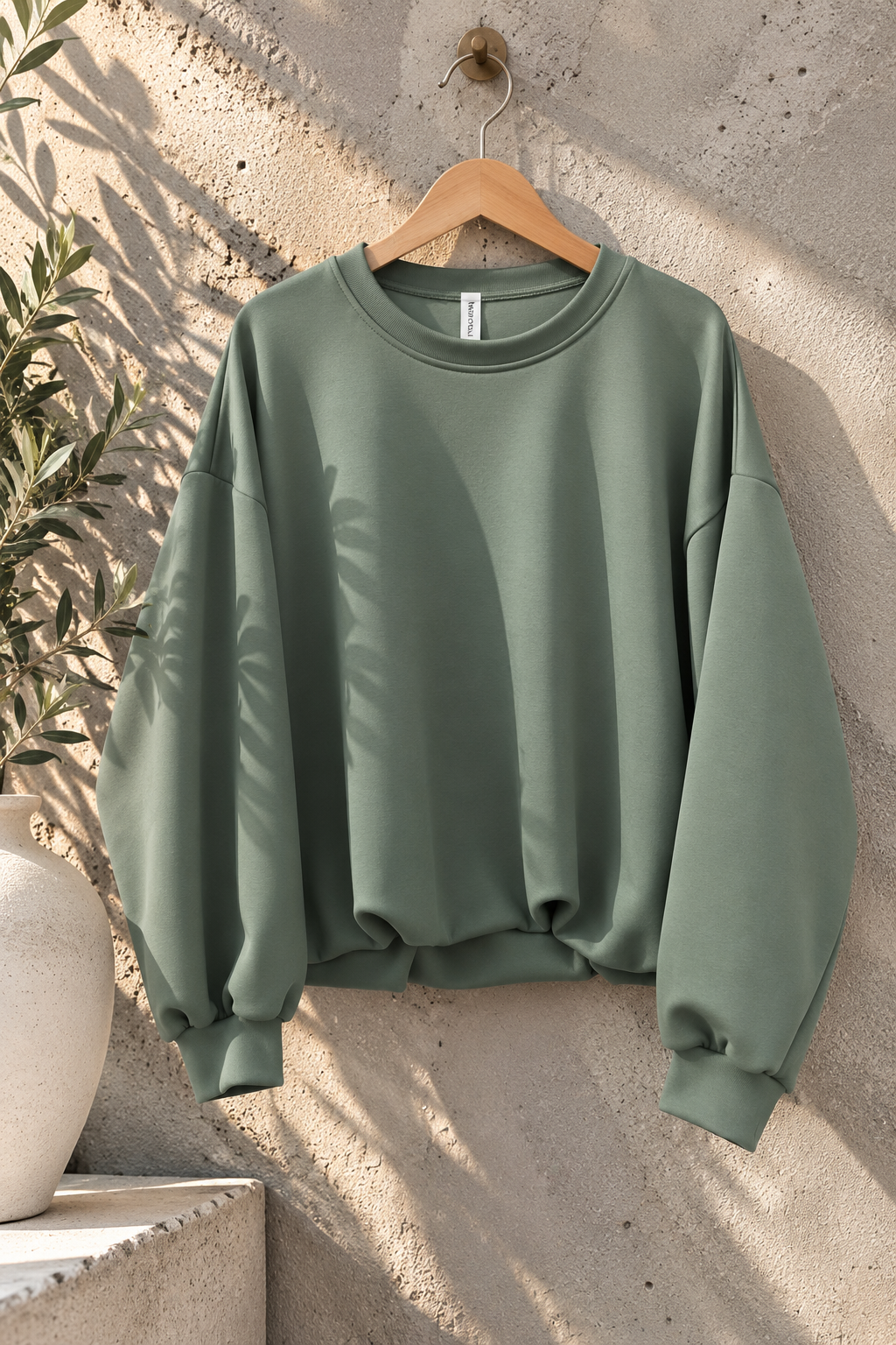 Soft Touch Pullover UNI mit Gummizug SW0129 Made in Italy