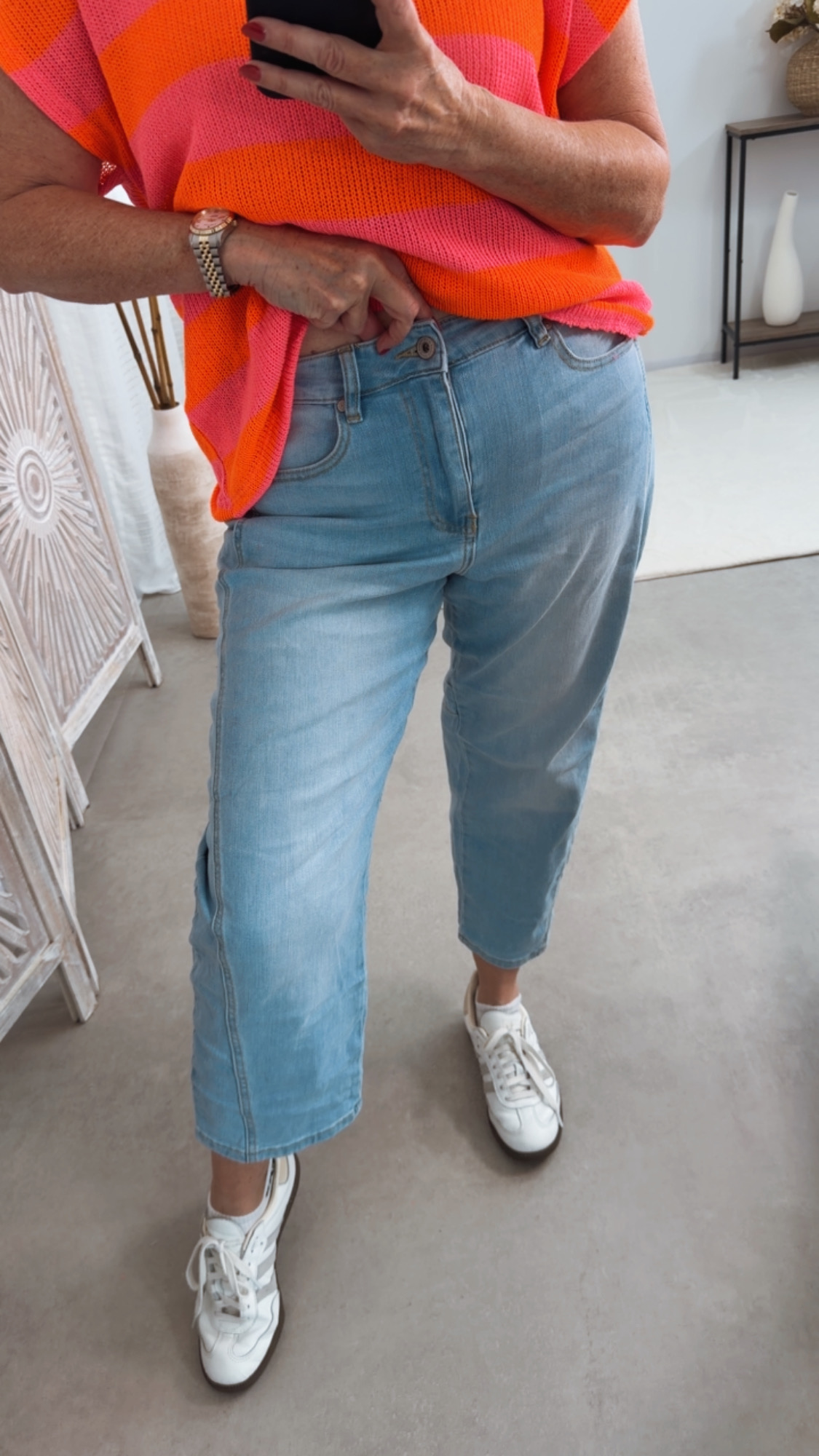 Jeans Lorena Ballonform SW2076 Made in Italy