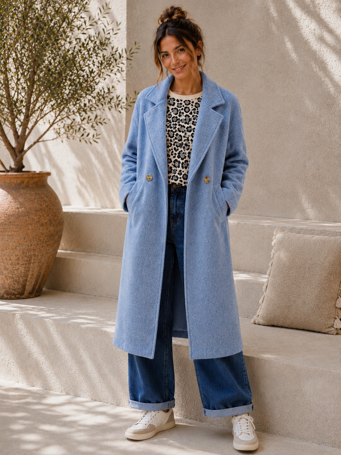 TREND MANTEL ELVIRA 36 - 42 Trench Coat Made in Italy