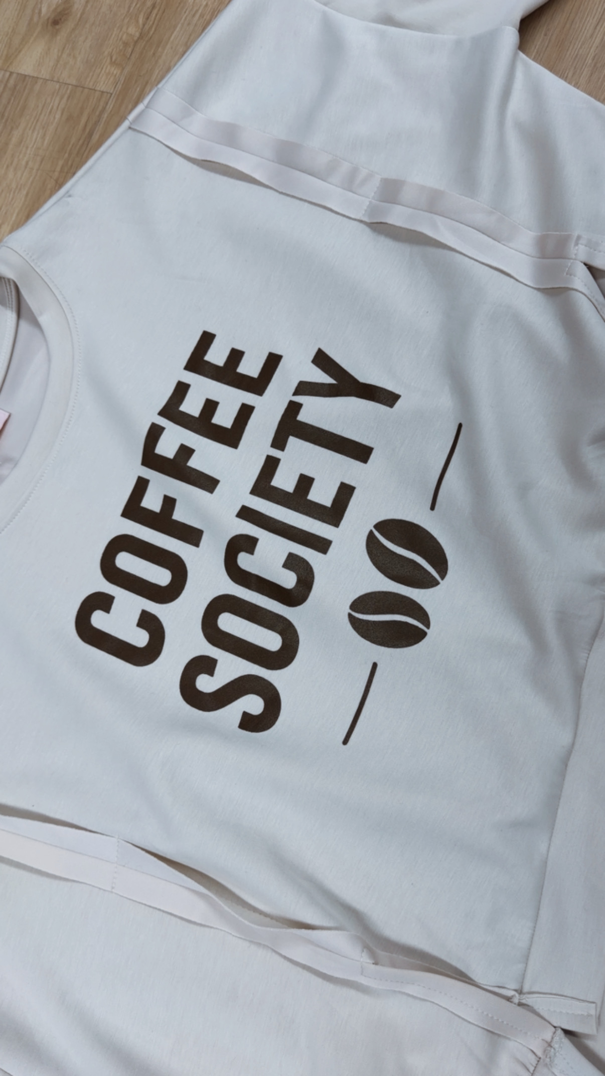 Sweatshirt aus Butterstoff COFFEE SOVIETY SW0177 I Made in Italy 34-42/44