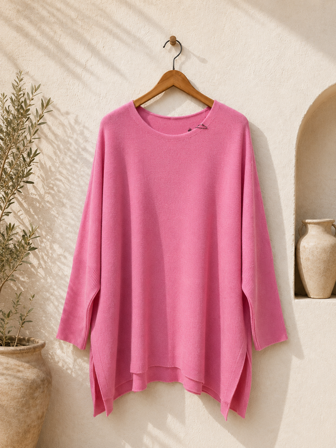 OVERSIZE KNIT SWEATER SIGRID Made in Italy 34-44/46 Strick Pullover