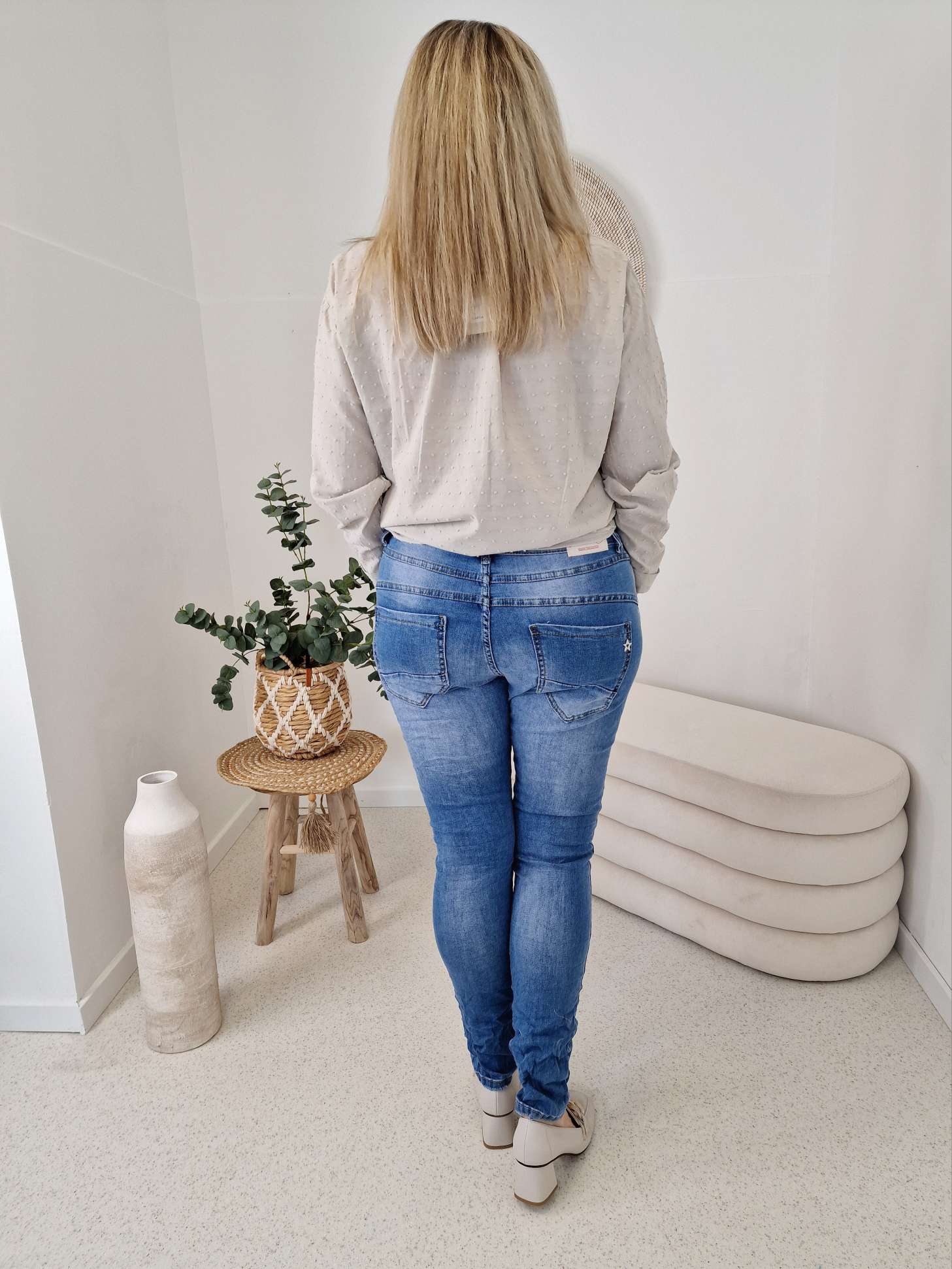 BASIC JEANS THEO Denim Blue Made in Italy Varantenartikel BASIC JEANS THEO Denim Blue Made in Italy Varantenartikel