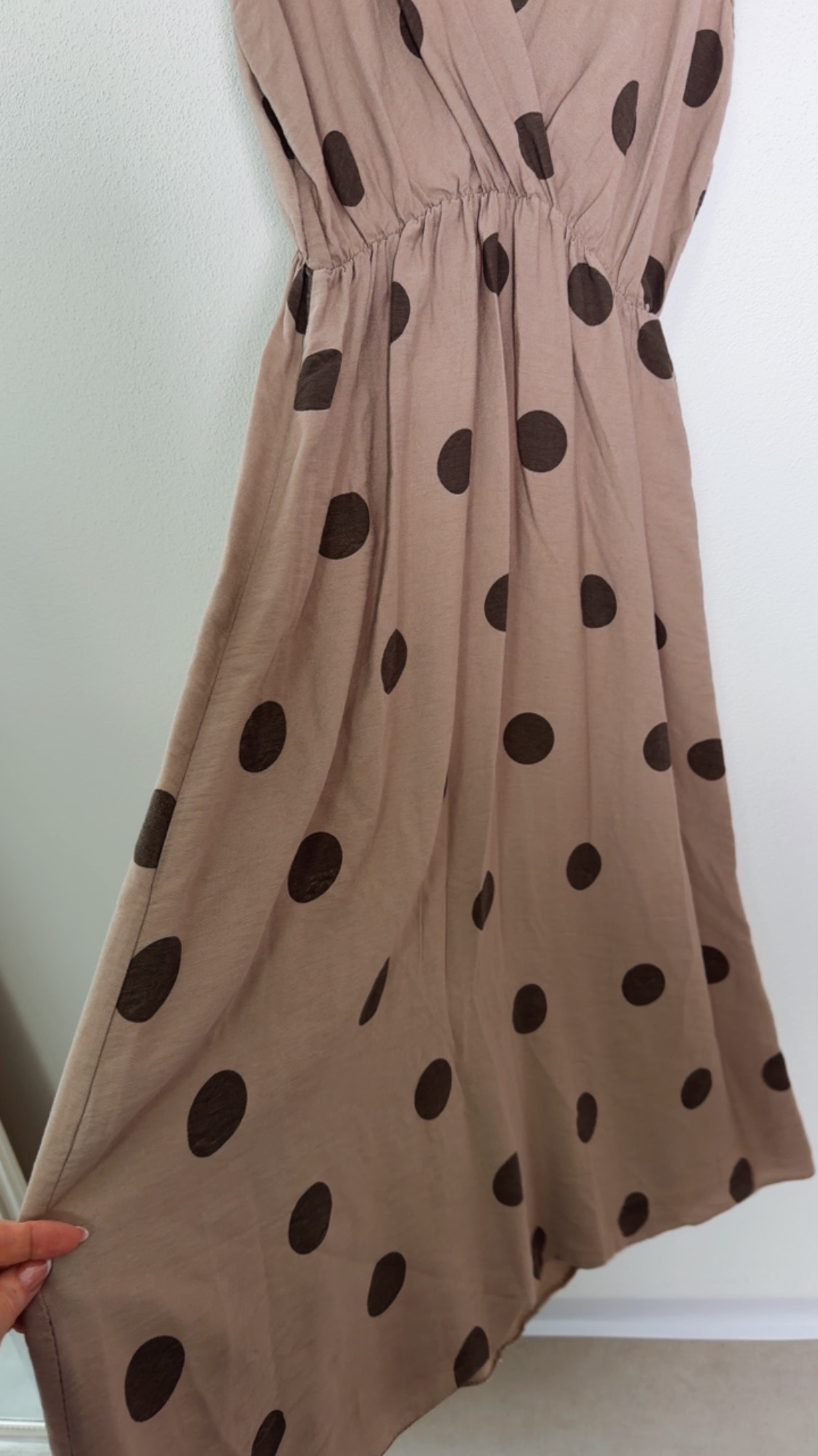 Maxi-Kleid Belladonna Polka Dots Made in Italy 34-42