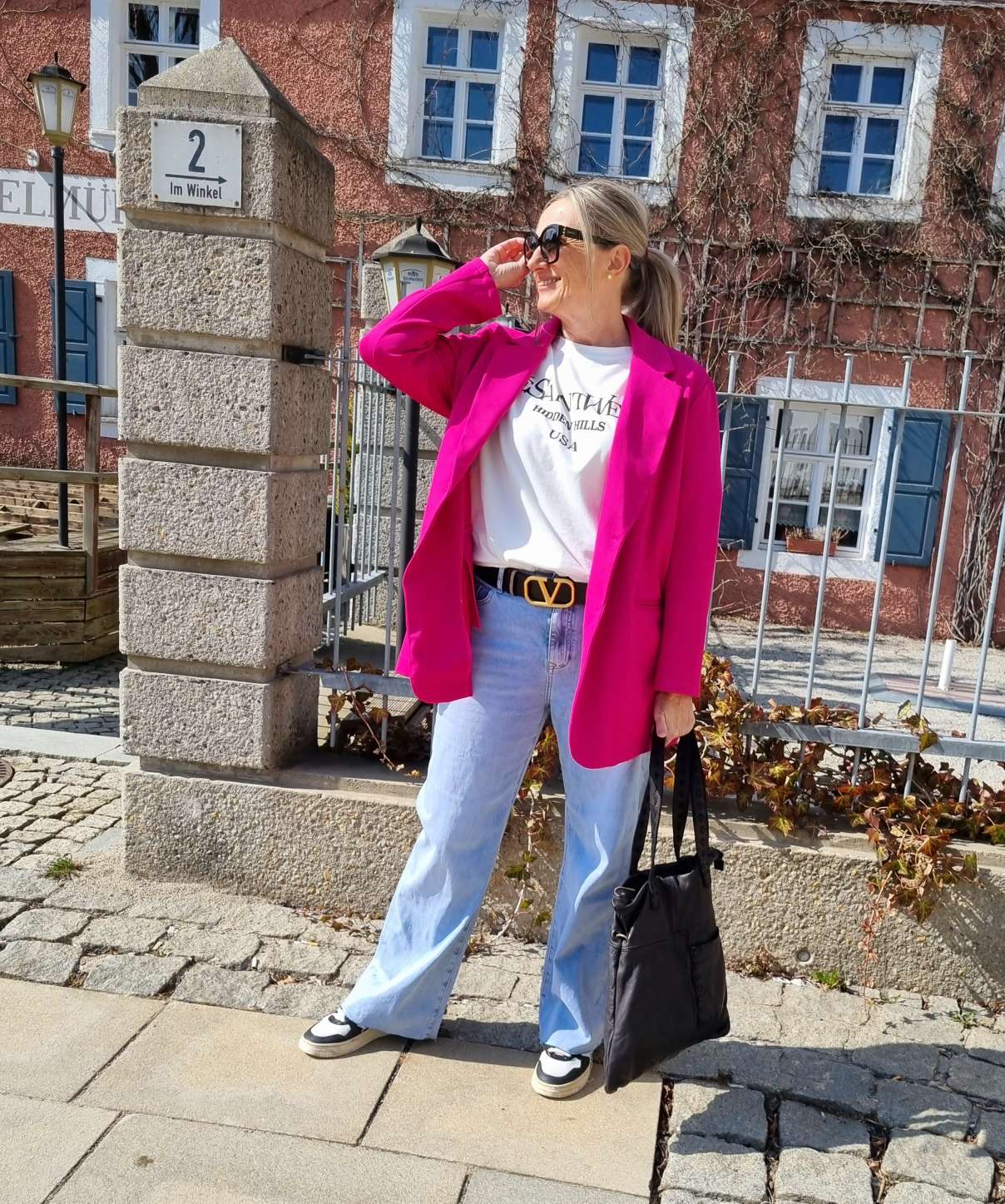 MARLENE JEANS ALEX - VARIANTENARTIKEL Denim Schlag Hose blue MARLENE JEANS ALEX - VARIANTENARTIKEL Denim Schlag Hose blue