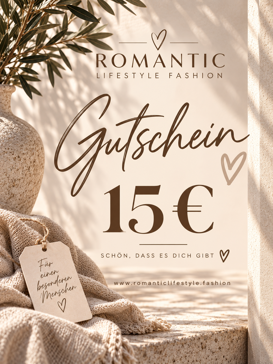 GESCHENKGUTSCHEIN 15€