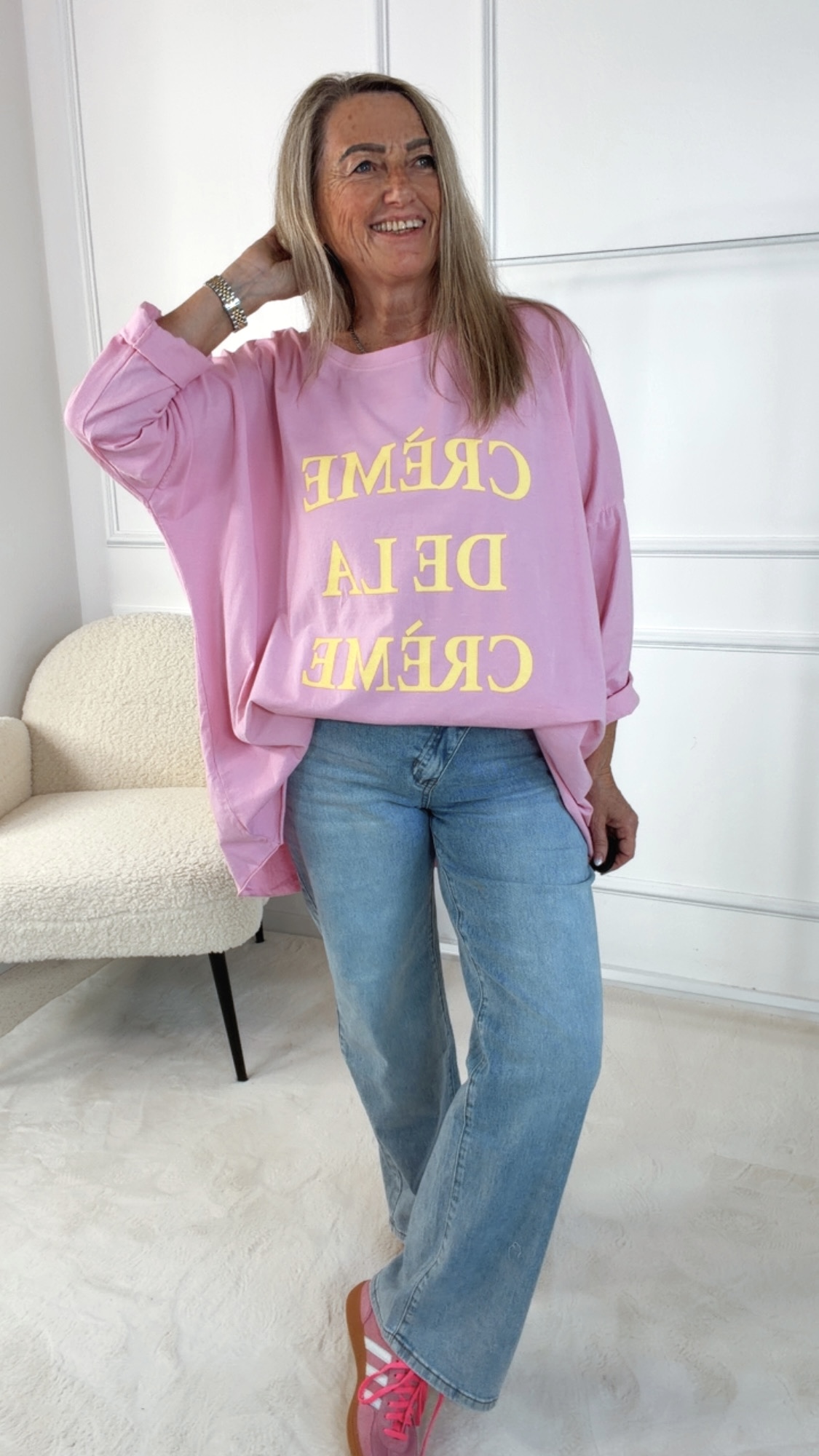 SHIRT LONG/VOKUHILA CREME DE LA CREME 36 - 44 Made in Italy