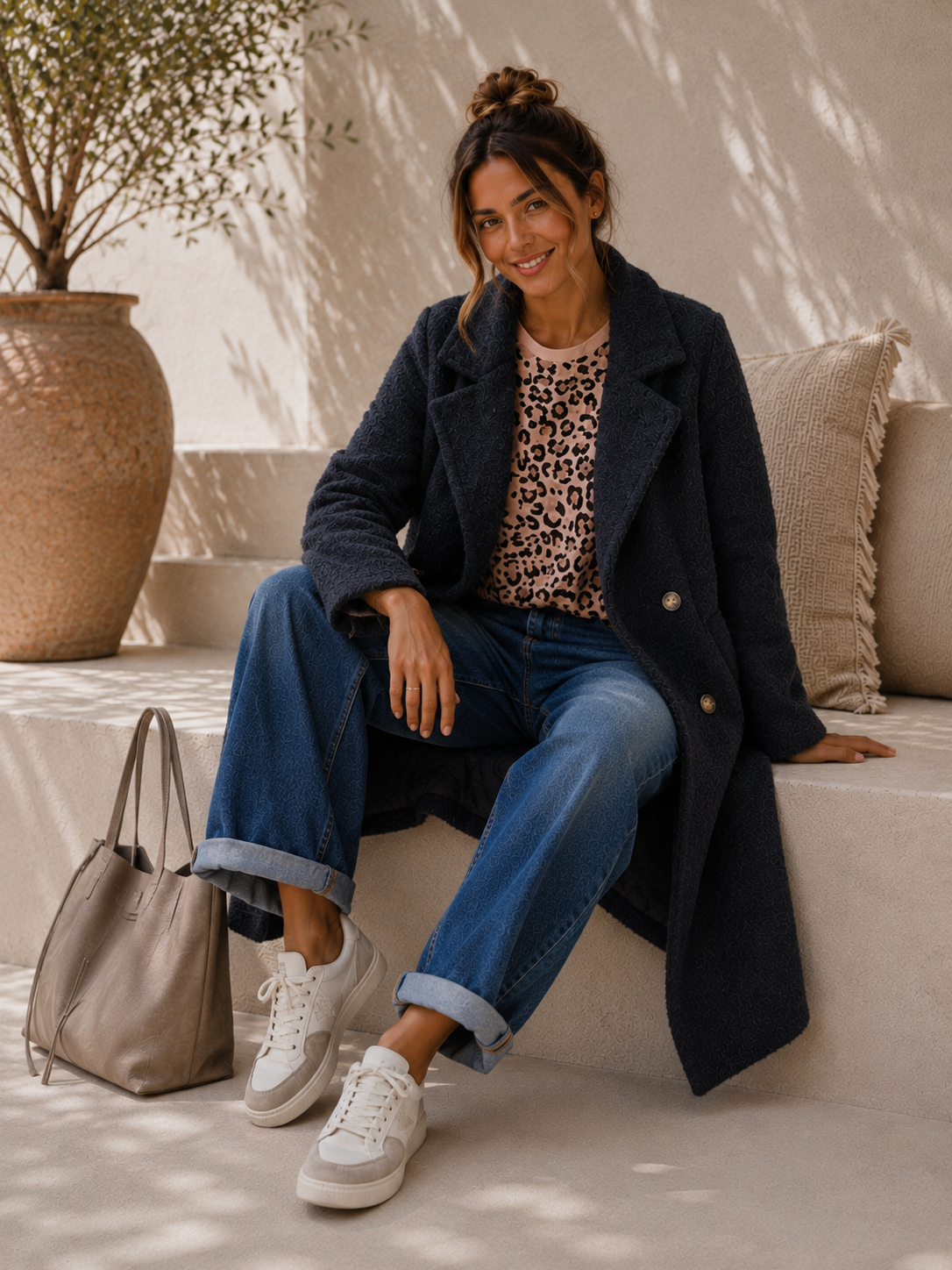 TREND MANTEL ELVIRA 36 - 42 Trench Coat Made in Italy