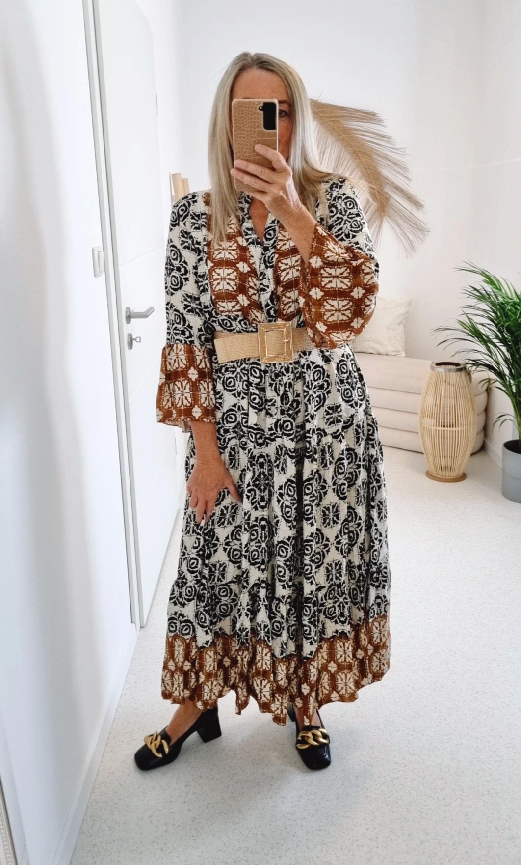 MAXI TUNIKA DRESS ORNELA CREME 34-40 Made in Italy langes Kleid Hängerchen Tunikakleid MAXI TUNIKA DRESS ORNELA CREME 34-40 Made in Italy langes Kleid Hängerchen Tunikakleid