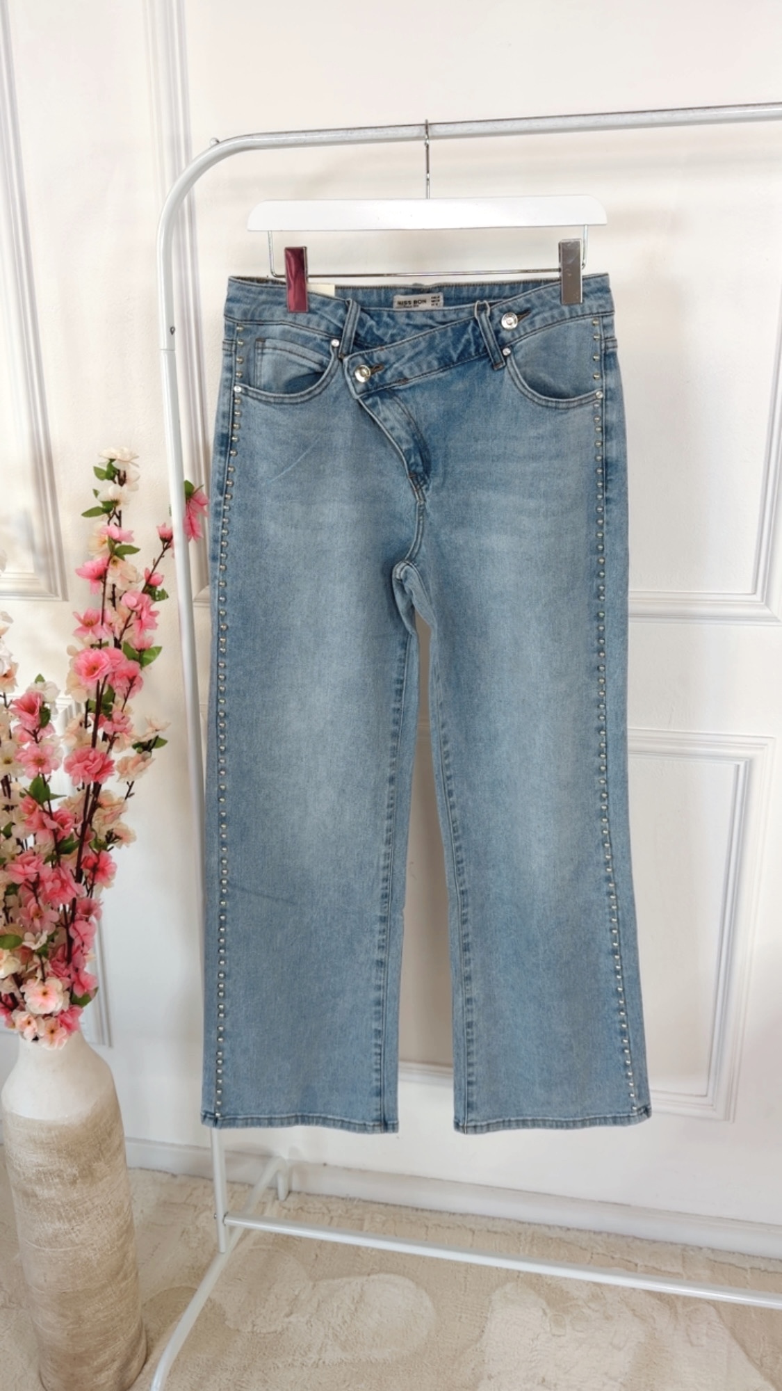 NIETEN JEANS BARI PUSH-UP-EFFEKT DENIM BLUE Made in Italy Variantenartikel G182Y-D1 Hose