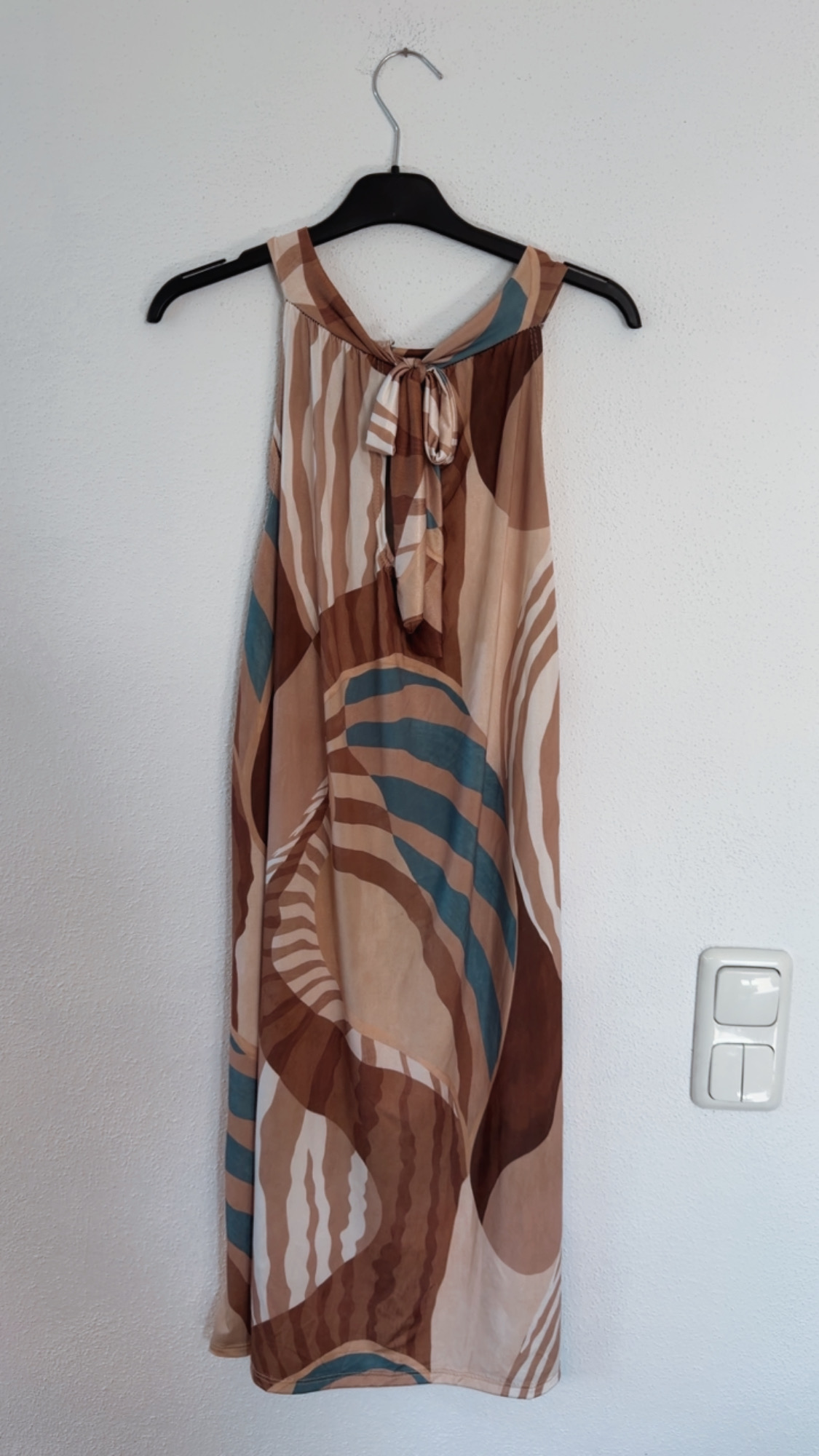 Kleid Marella – Sommerkleid mit grafischem Print Made in Italy Gr, 34-42