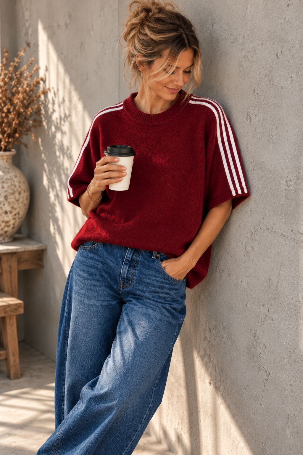 Sporty Stripe Strickpullover I SP0166 I 34-42 I Made in Italy