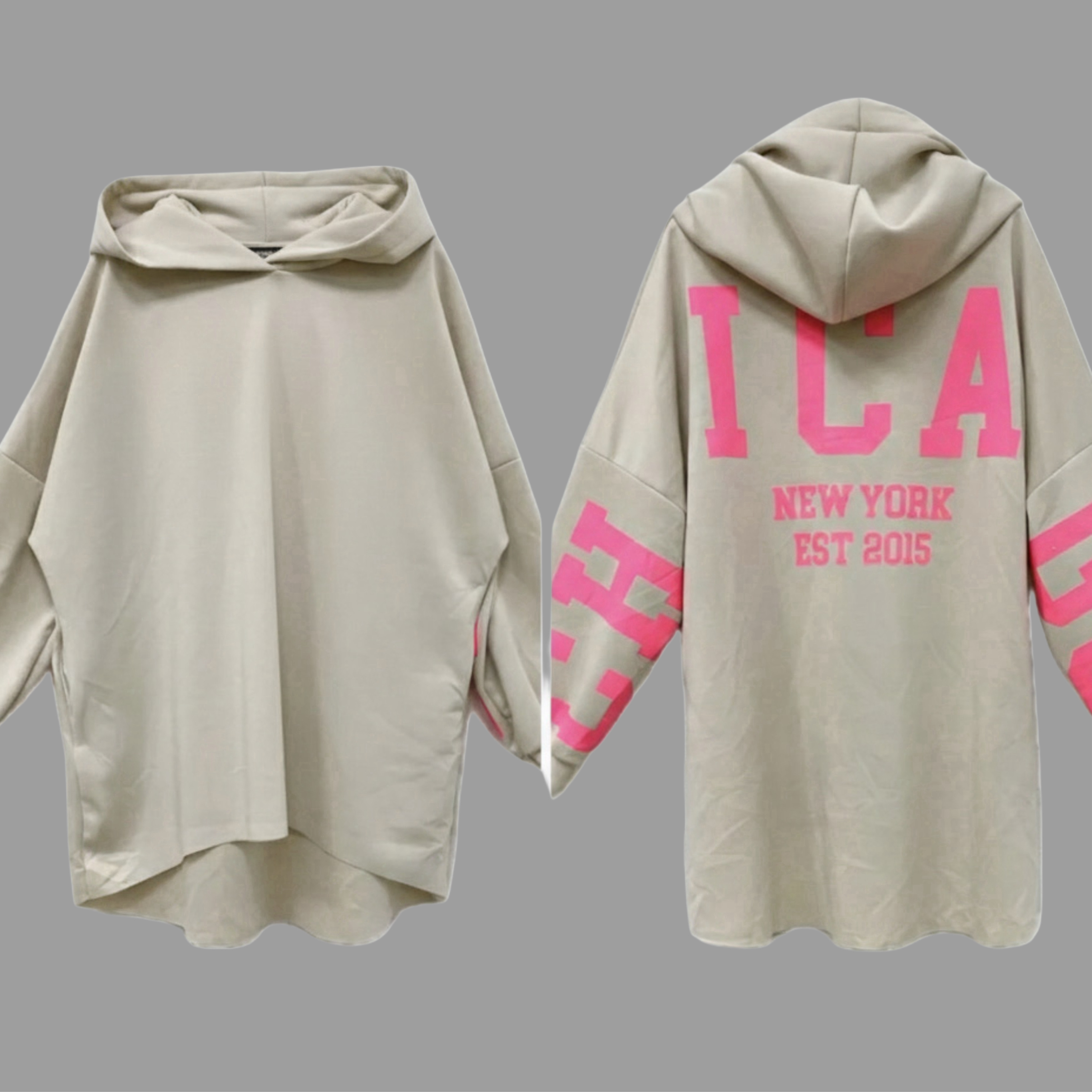 Hoodie „Chicago“ – Trendiger Statement-Look im Fokuhila-Style Kopie