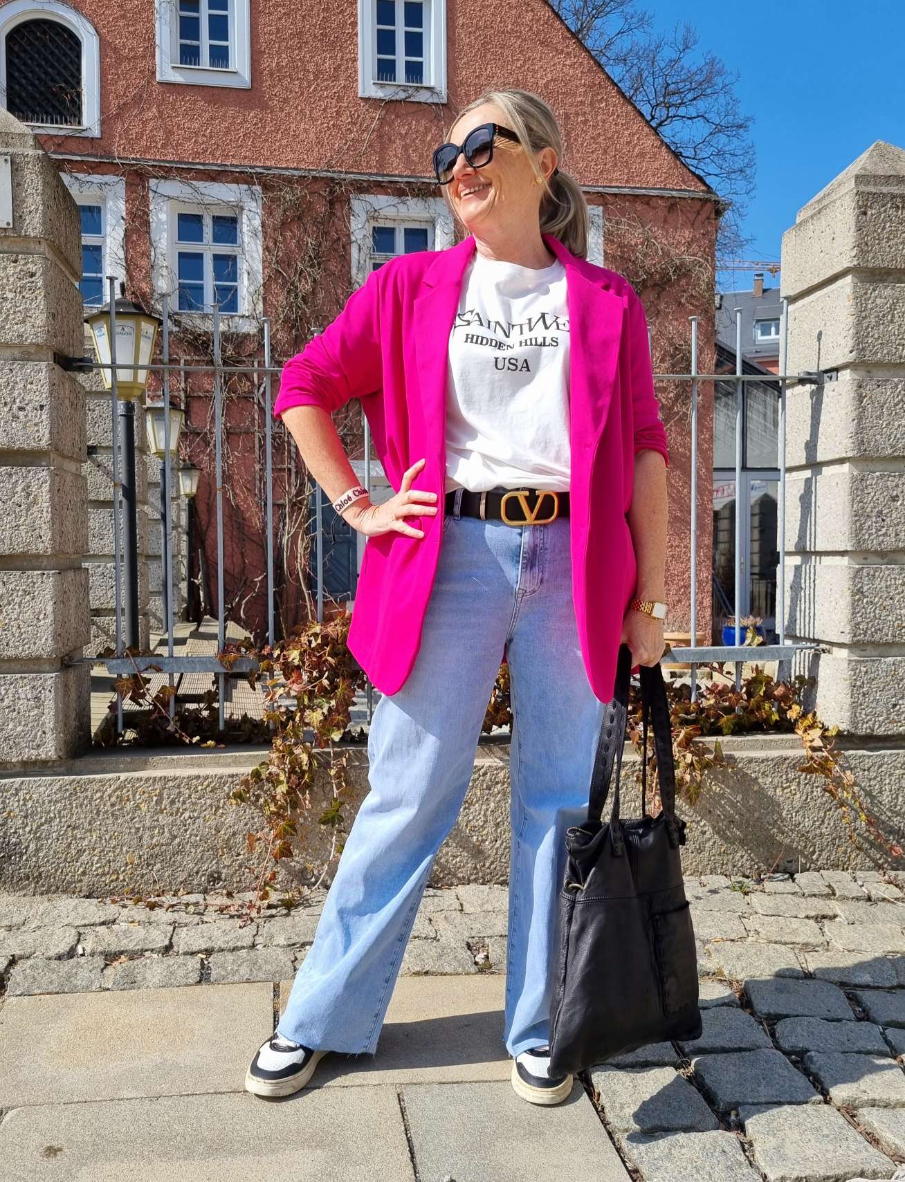 MARLENE JEANS ALEX - VARIANTENARTIKEL Denim Schlag Hose blue MARLENE JEANS ALEX - VARIANTENARTIKEL Denim Schlag Hose blue