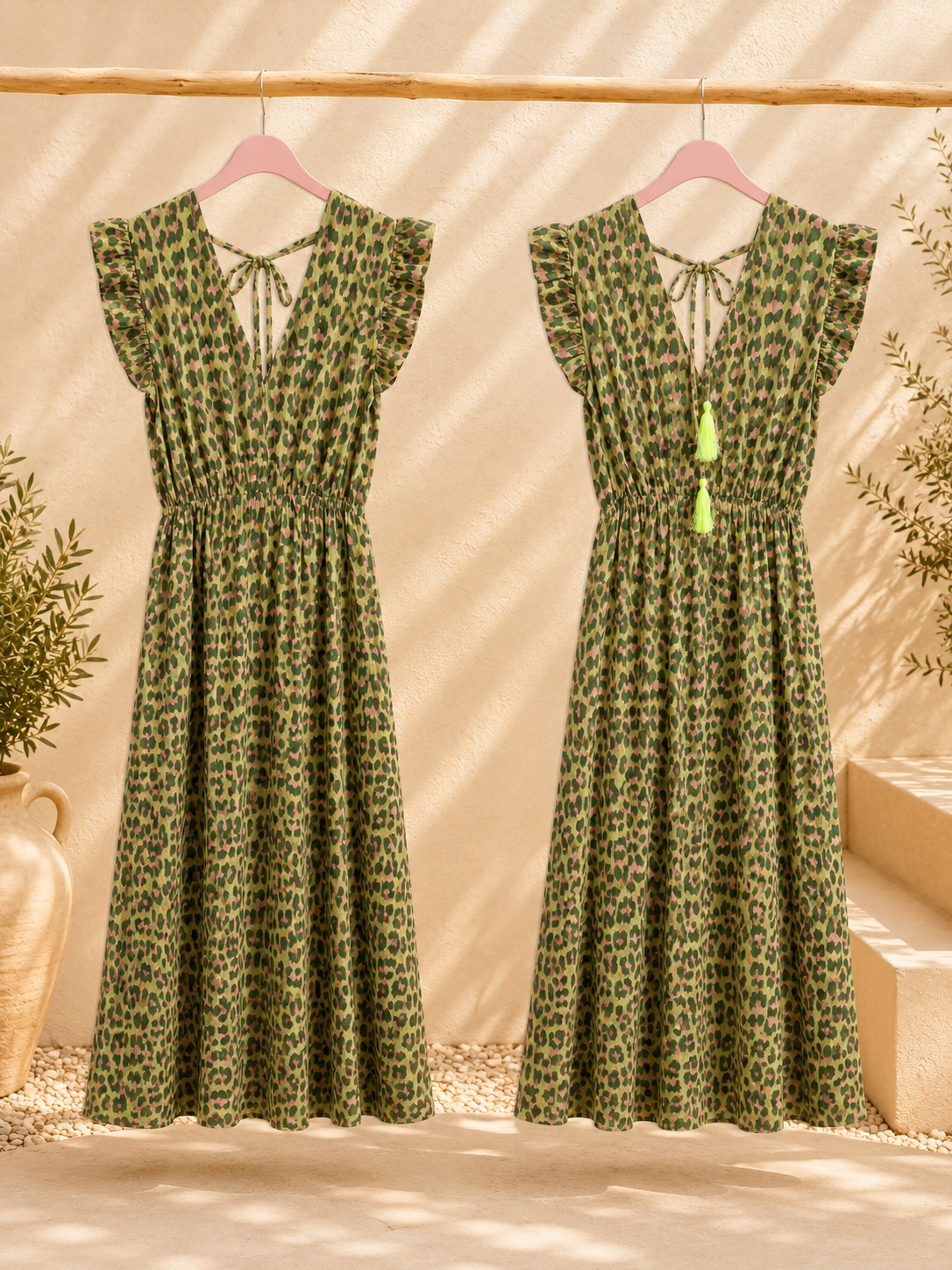 Kleid Arusha – Musselinkleid mit Boho-Charme  – Made in Italy |  tragbar bis Größe 42/44