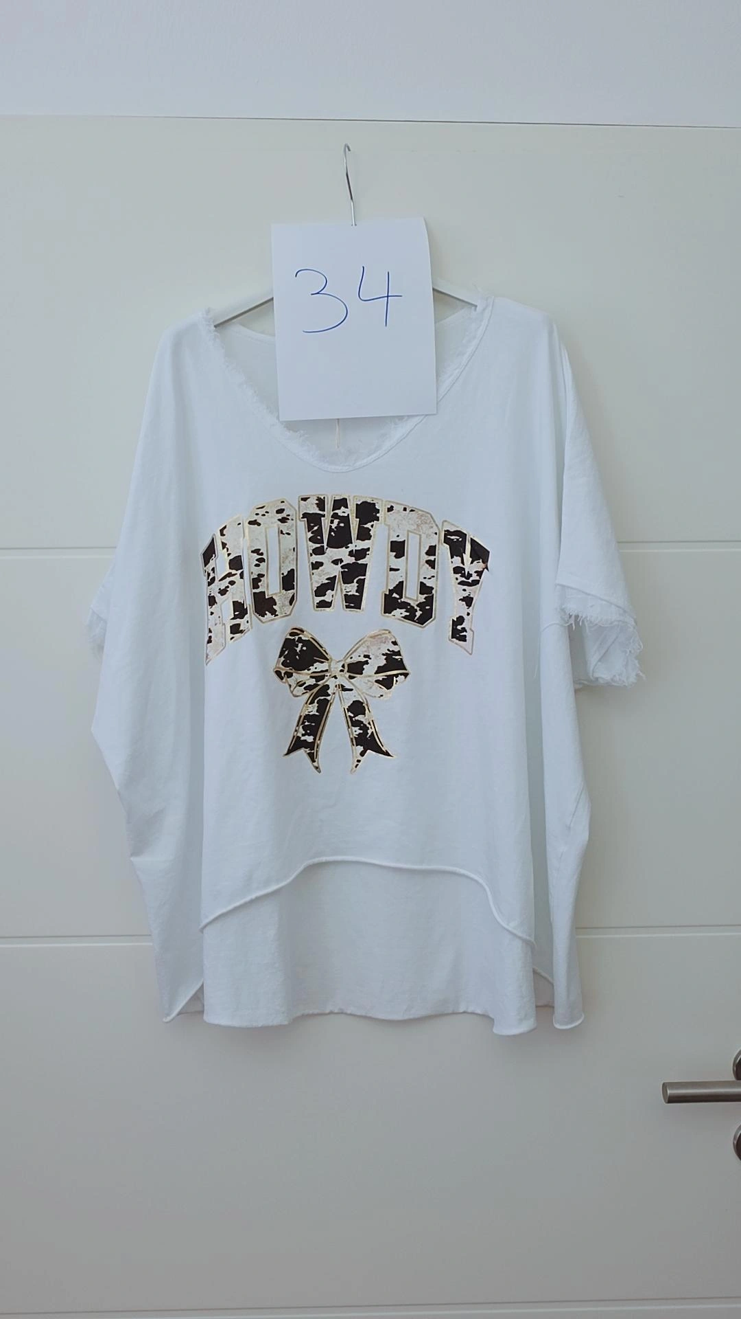 2. WAHL SHIRT HOWDY WEIß 34