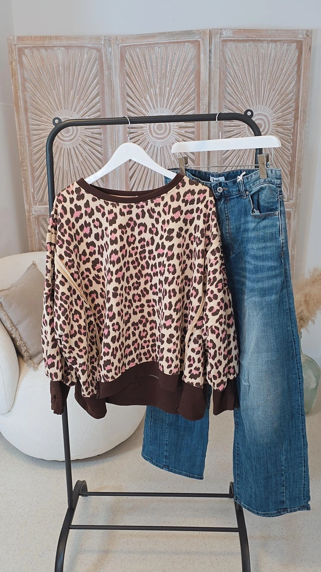 OVERSIZE SWEATER CARLOTA LEO NEONDETAILS Made in Italy 34-44/46
