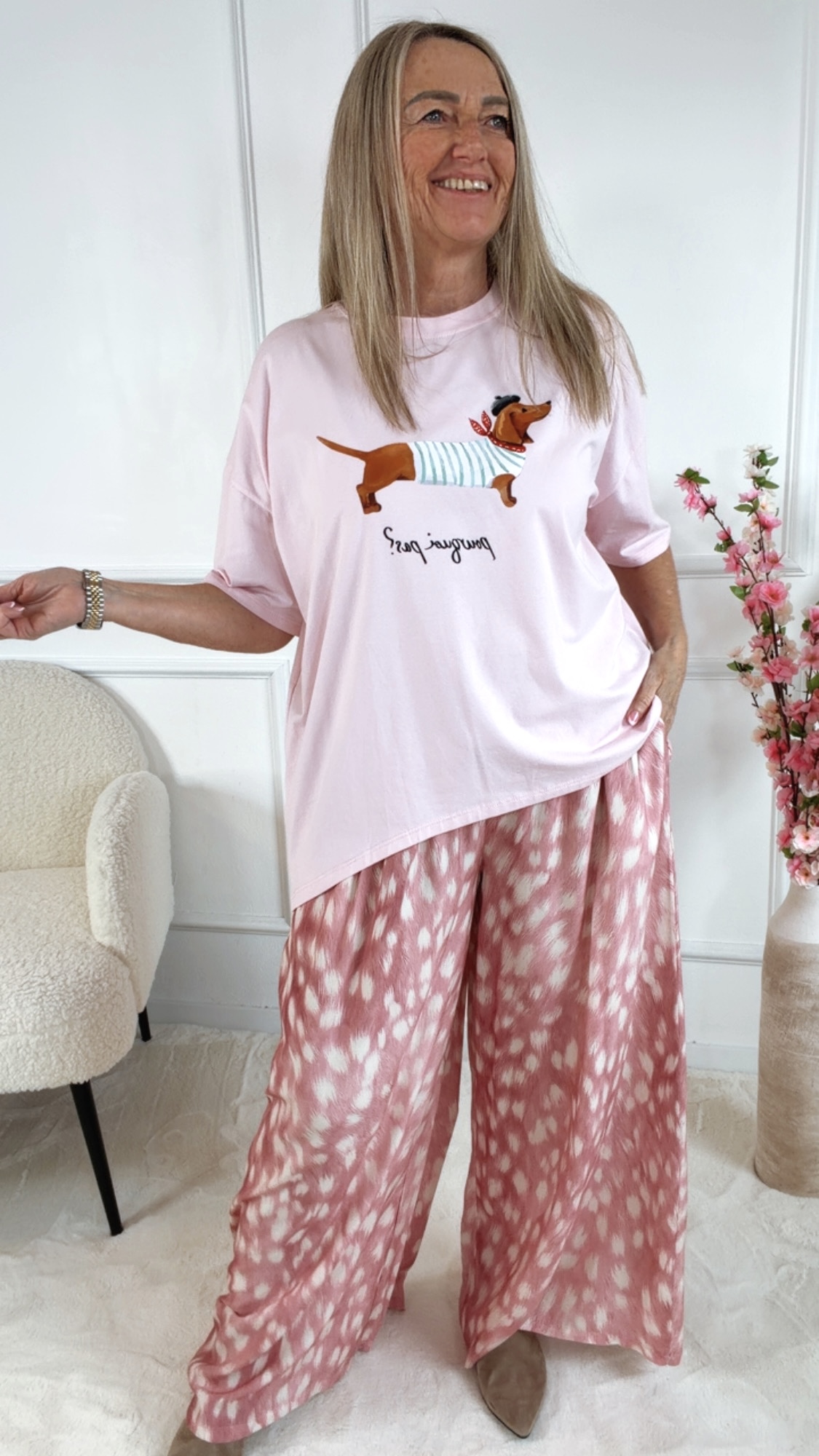 🐾 T-Shirt DACKEL ELIOT VOKUHILA Made in Italy 34-44