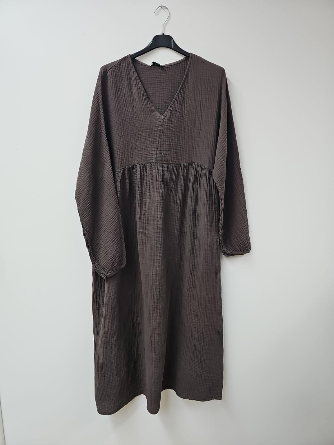 Musselin Kleid „Mombasa Uni“ – Made in Italy | 100 % Baumwolle | bis Gr. 44