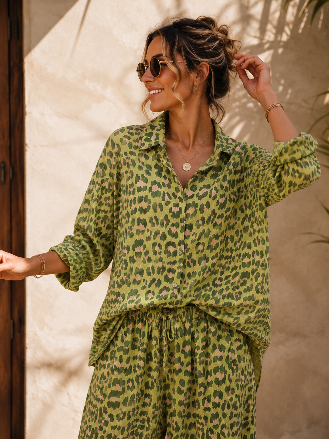 Bluse Musselin Leo Kiano Made in Italy 34-42/44