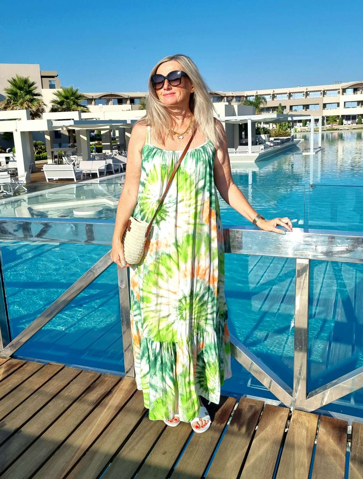 SPAGHETTI DRESS DALLAS GRÜN 34-42 Made in Italy Maxi Kleid Sommer Strandkleid Abendkleid BATIK Tie Dye SPAGHETTI DRESS DALLAS GRÜN 34-42 Made in Italy Maxi Kleid Sommer Strandkleid Abendkleid BATIK Tie Dye