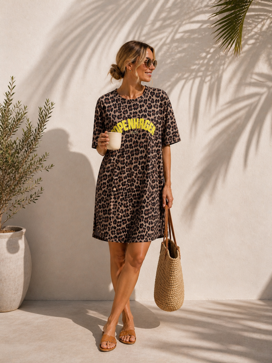 🐆✨ Shirt Kleid Kaimana Leo Made in Italy 34-42/44