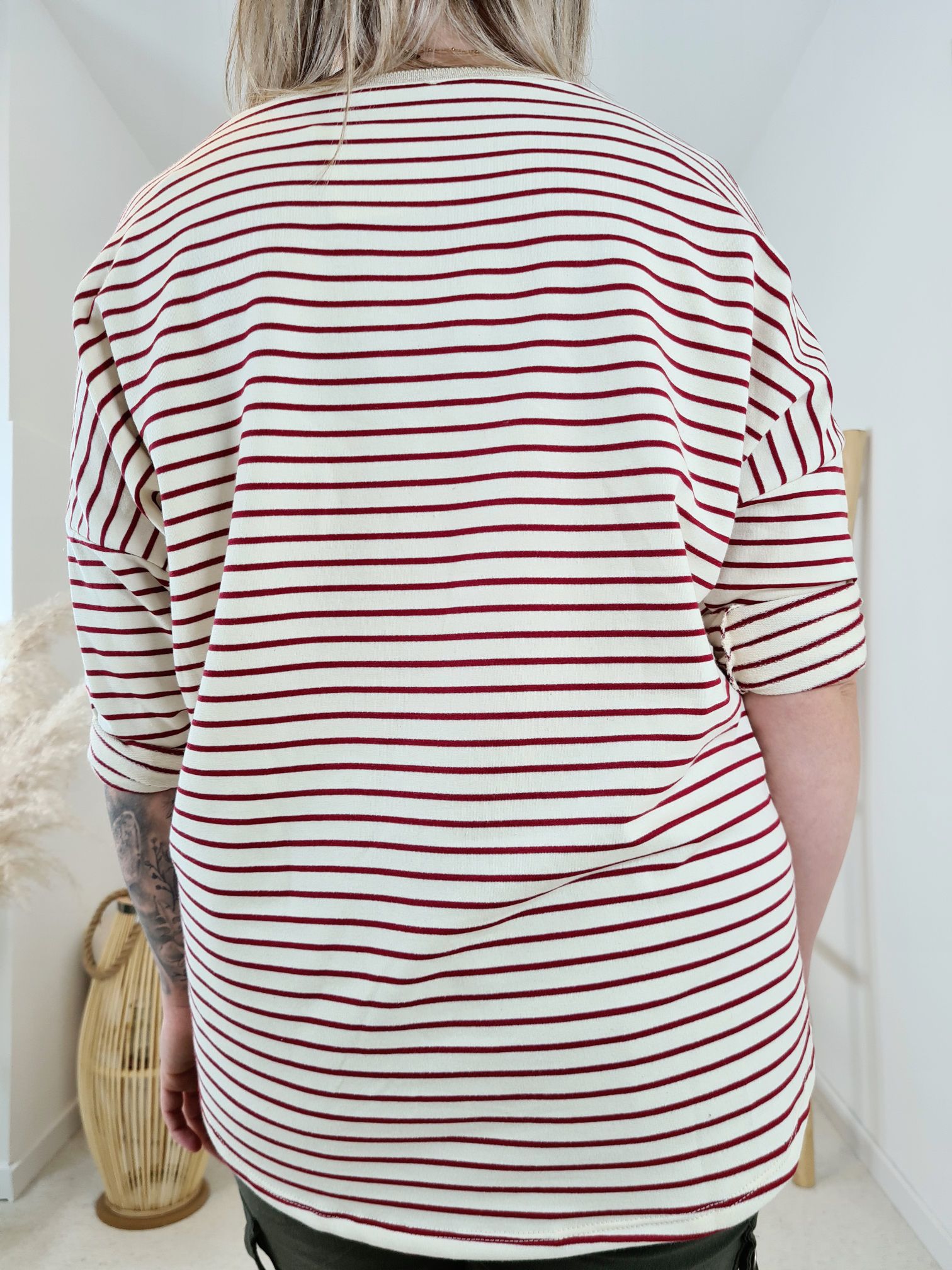 BASIC SHIRT LOS ANGELES STRIPES GLAMOUR ANTHRAZIT Streifen Longsleeve 34-42 Made in Italy Anthrazit BASIC SHIRT LOS ANGELES STRIPES GLAMOUR ANTHRAZIT Streifen Longsleeve 34-42 Made in Italy Anthrazit