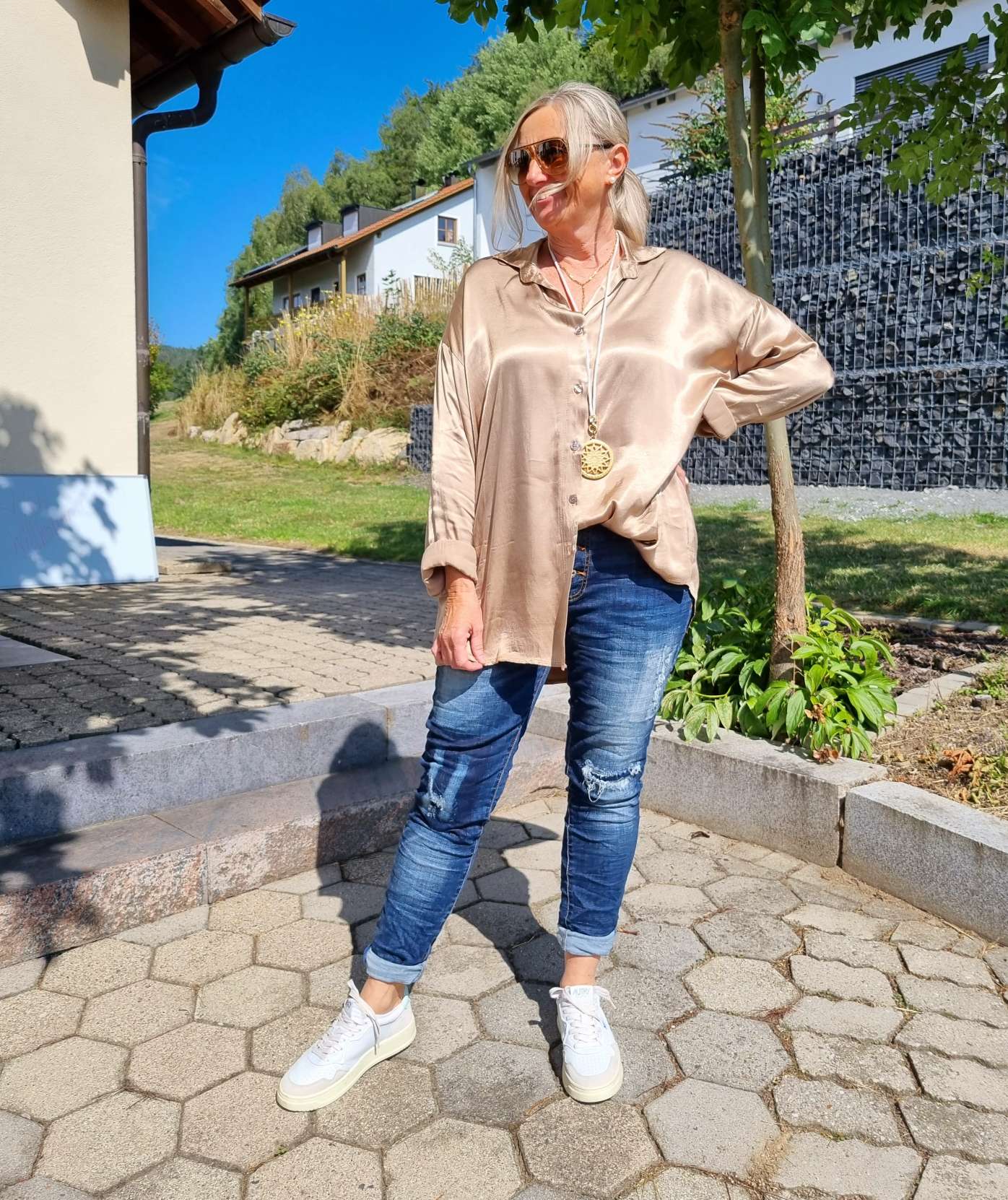 DESTROYED JEANS MARLIE - VARIANTENARTIKEL Basic Denim Hose Skinny Dark Blue Washed out Jogpant DESTROYED JEANS MARLIE - VARIANTENARTIKEL Basic Denim Hose Skinny Dark Blue Washed out Jogpant