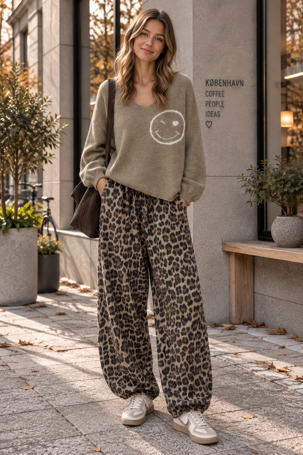 Ballon-Jogpant lässige Basic Pants für jeden Tag I JP0140 I Made in Italy 34-42/44