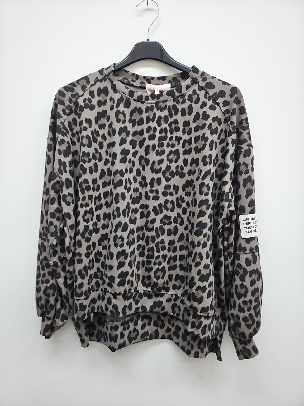 Sweater Leo Patch Juna Made in Italy 34-42 Sweatshirt