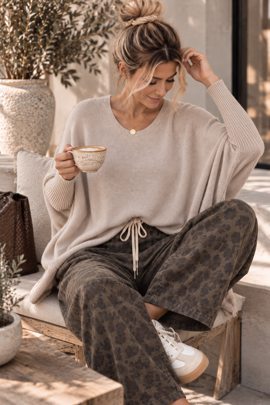 OVERSIZE KNIT SWEATER SIGRID Made in Italy 34-44/46 Strick Pullover