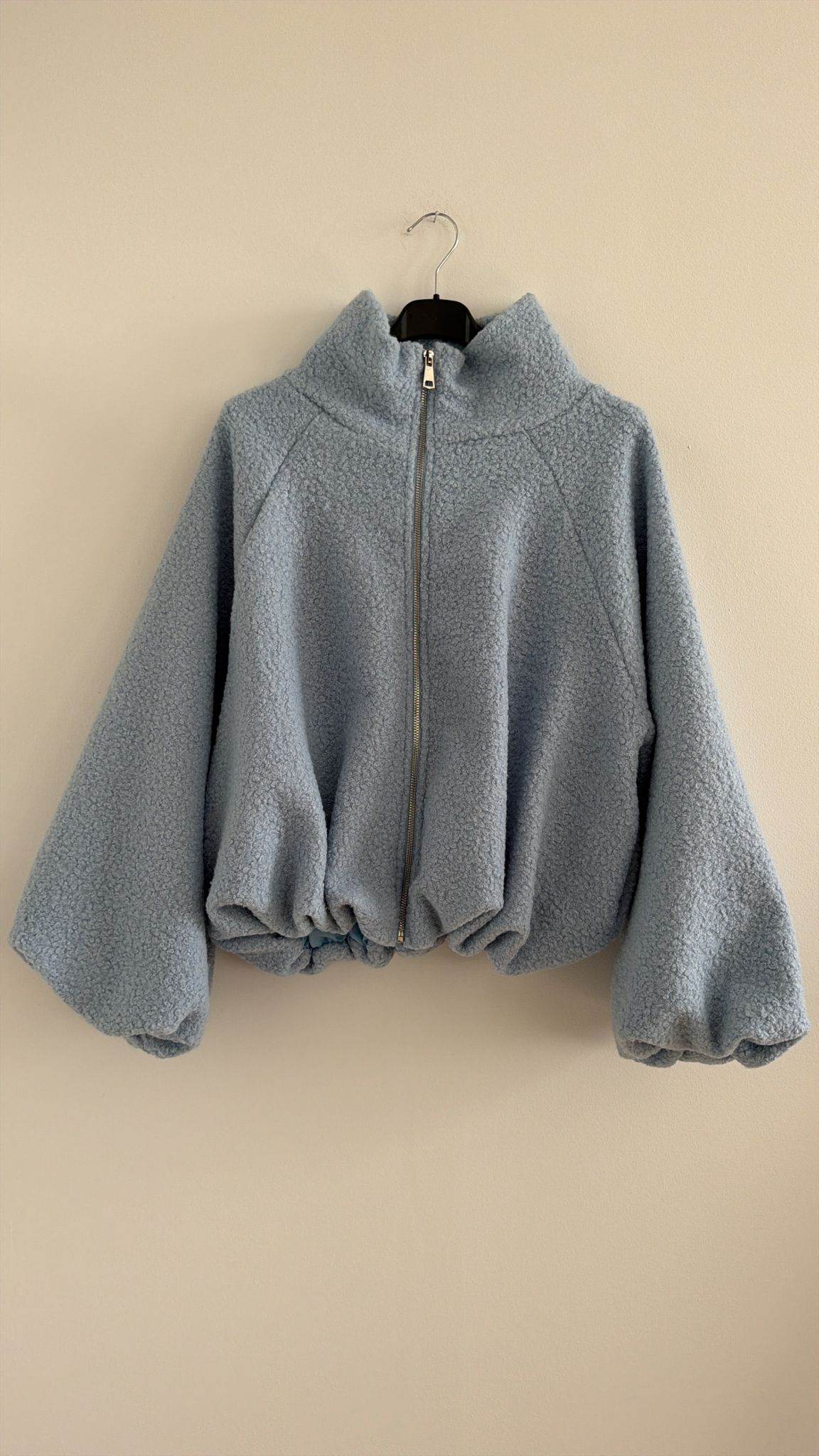 Bouclé-Jacke Uni I NO.JA0021 I Made in Italy I 34-42/44