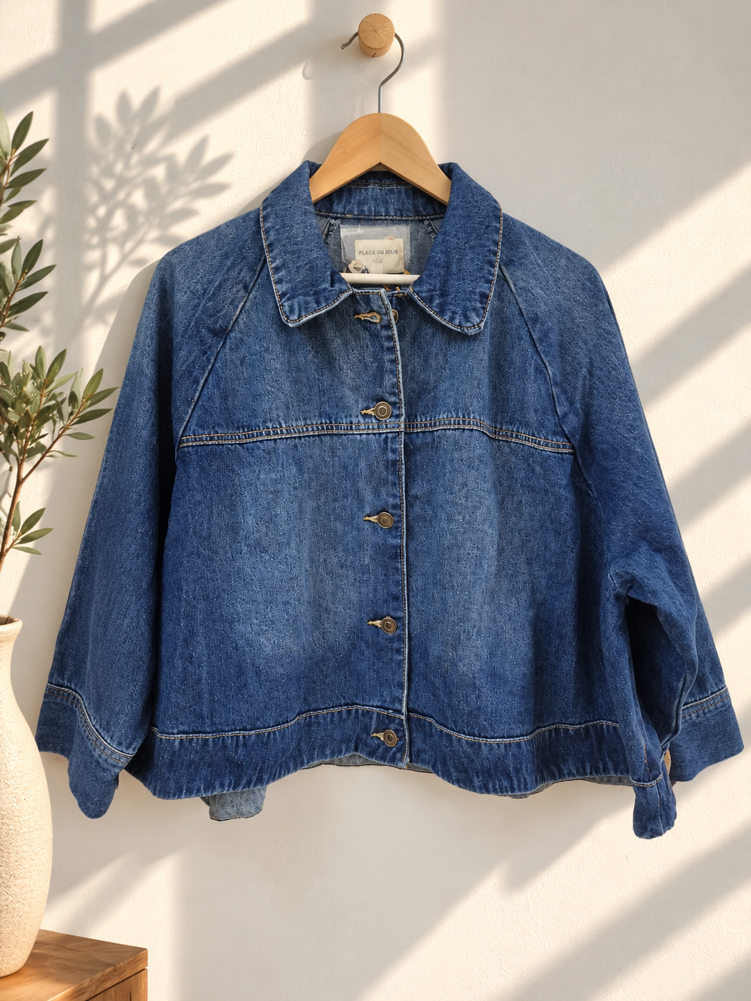 Oversize Jeansjacke in A-Linie – lässiger Hängerchen-Style | JJ0091