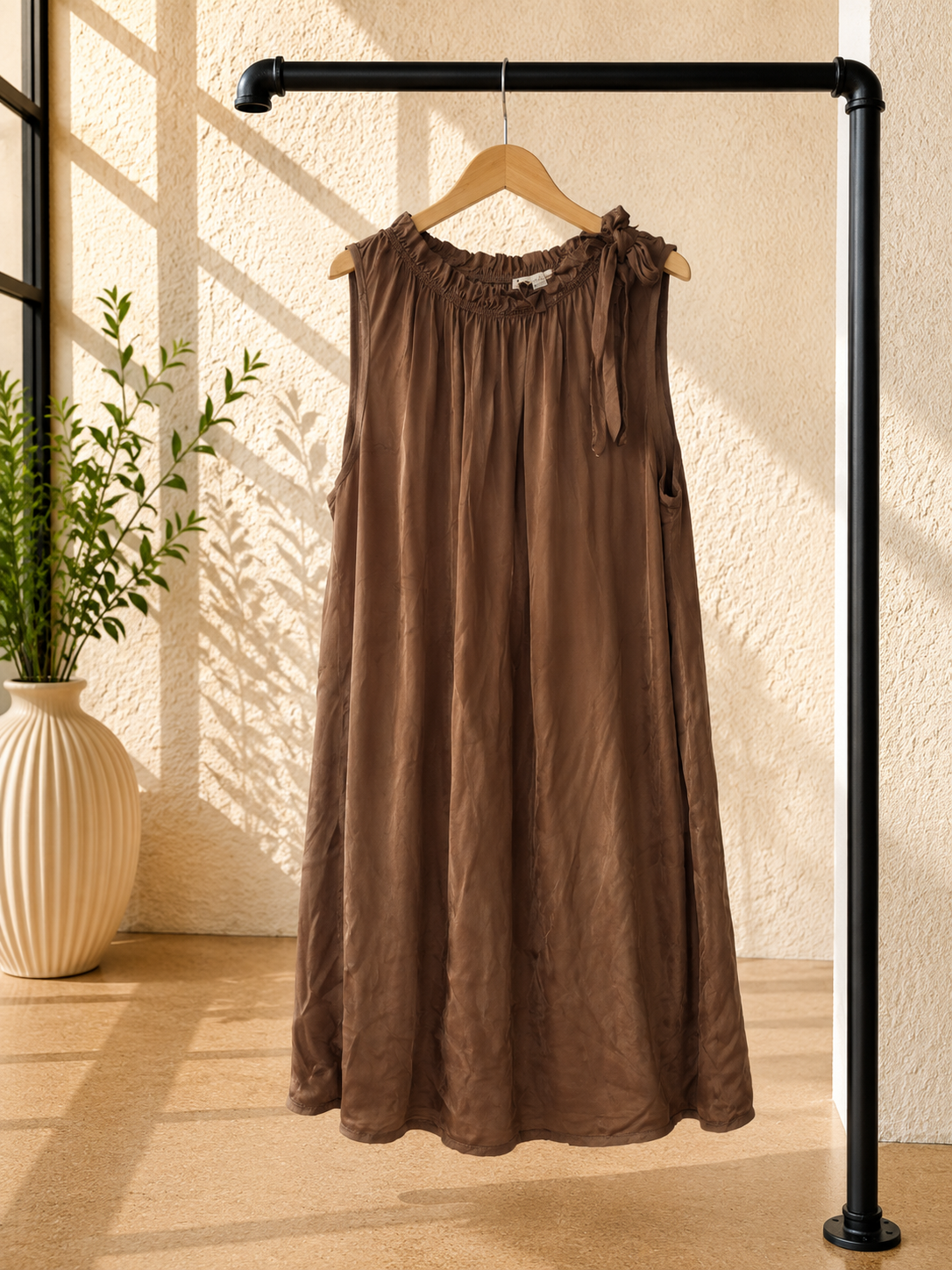 Kleid Amalia Uni Seide Made in Italy 34-40/42