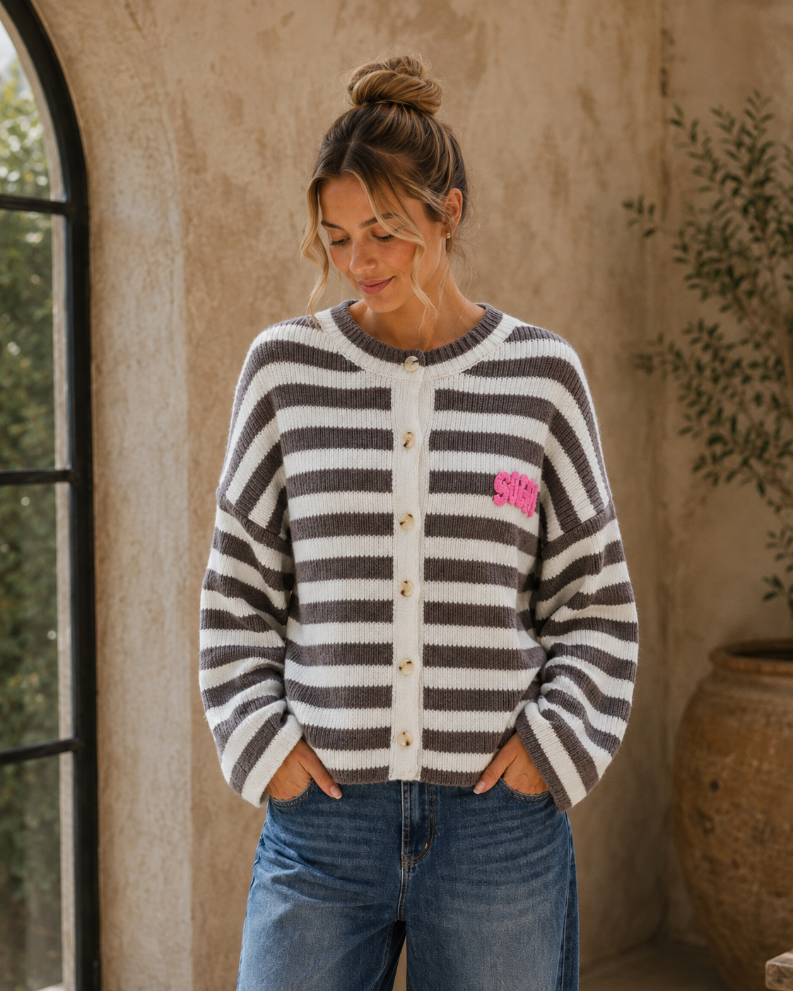 Strickjacke Yara - SOHO Stripes Made in Itlay 34-40/42 Cardigan