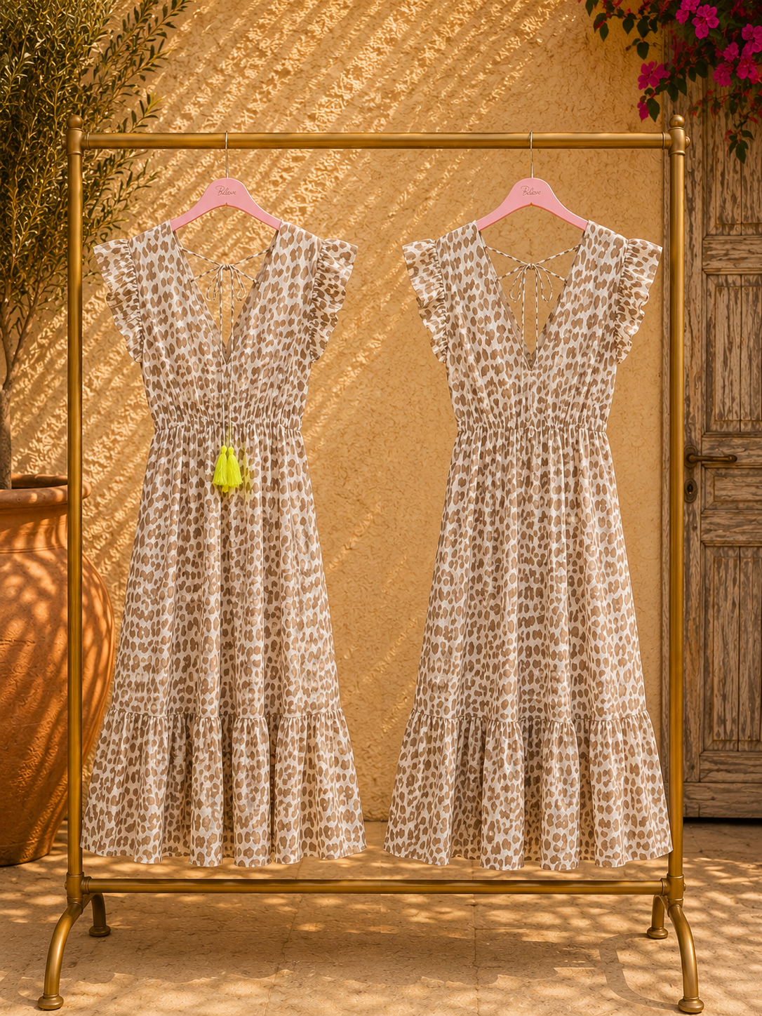 Kleid Arusha – Musselinkleid mit Boho-Charme  – Made in Italy |  tragbar bis Größe 42/44