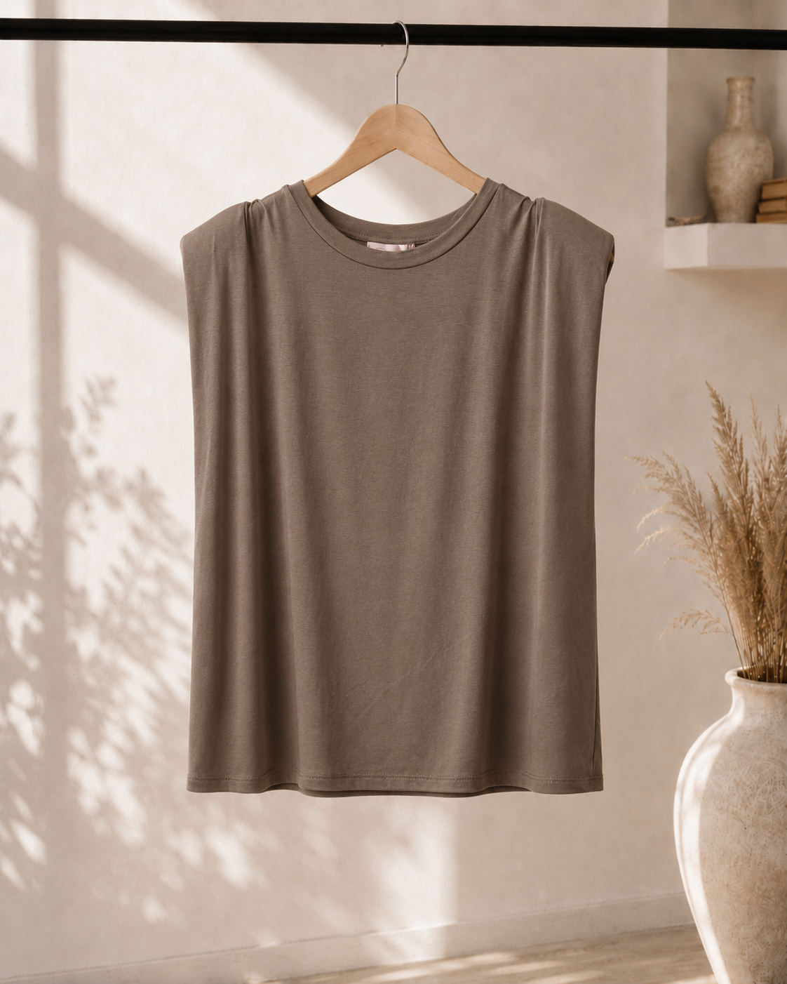 Shirt Talina mit Schulterpolstern Made in Italy 34-42/44
