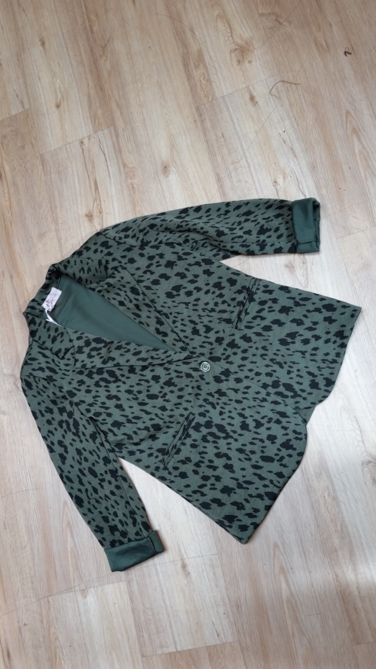 Blazer REH militär/schwarz Lässig, bequem & stilvoll BL0189 I Made in Italy Größenartikel
