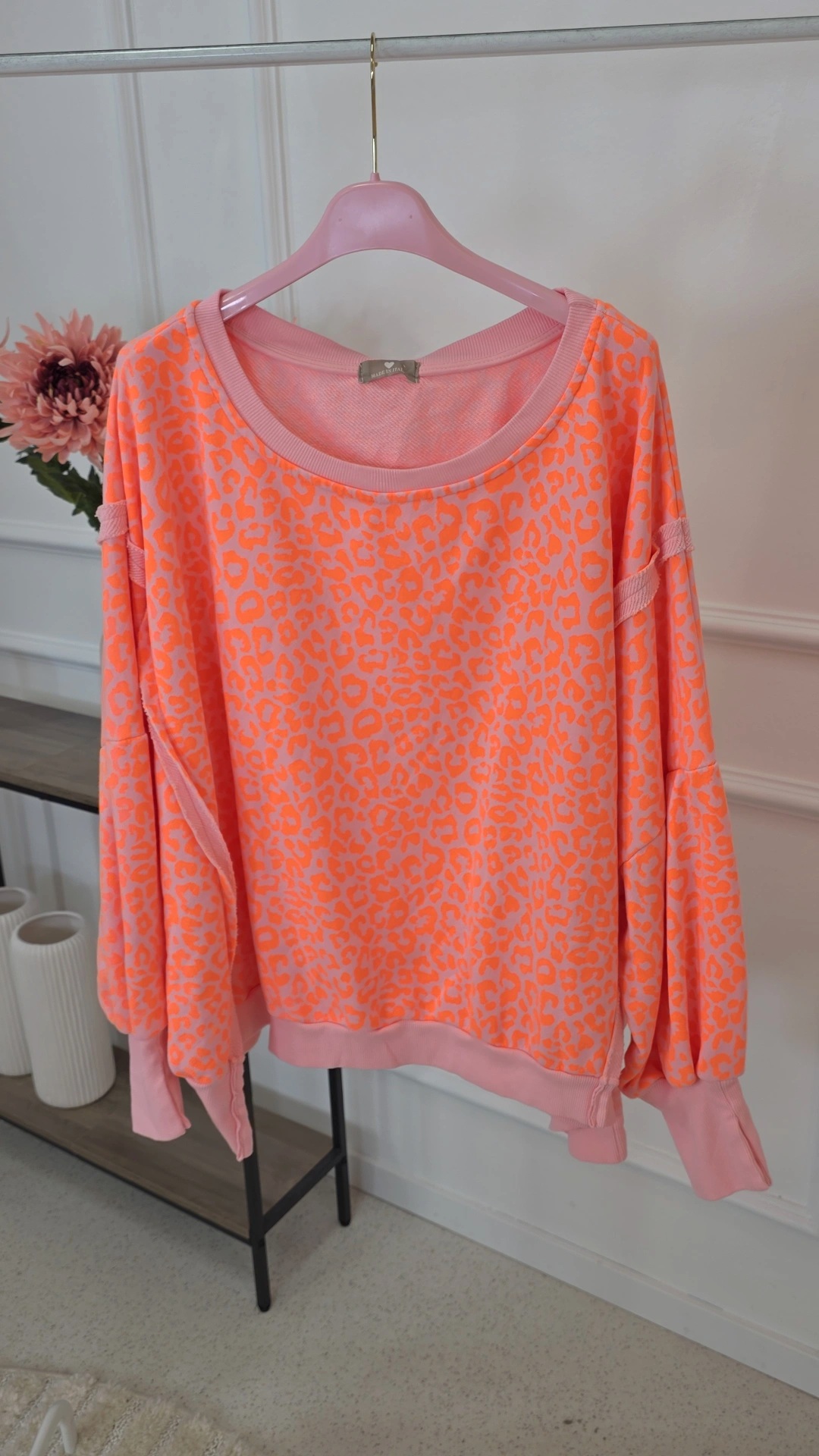 OVERSIZE SWEATER CARLOTA LEO Made in Italy 34-44/46