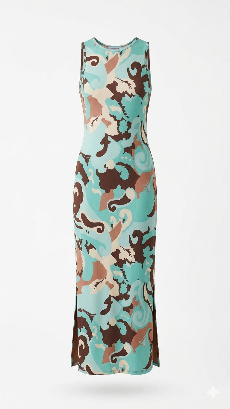 Exklusives Maxi-Kleid Palmanova ✨ Luxury Collection • Premiumqualität