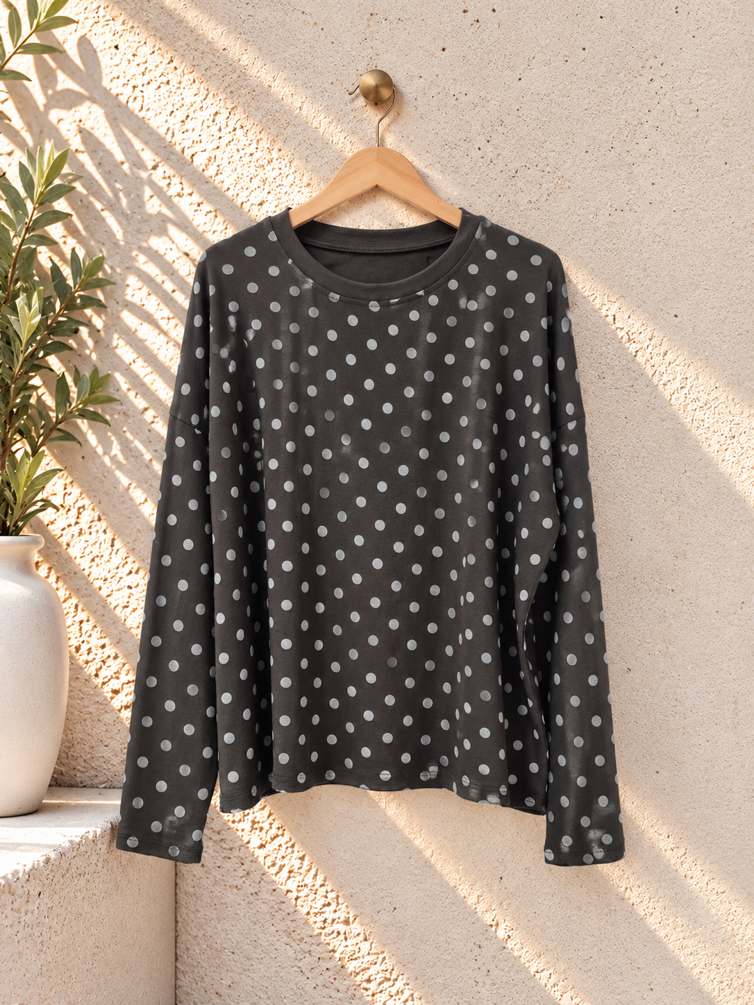 Longsleeve Dots I LS0146 I Made in Italy 34-42/44