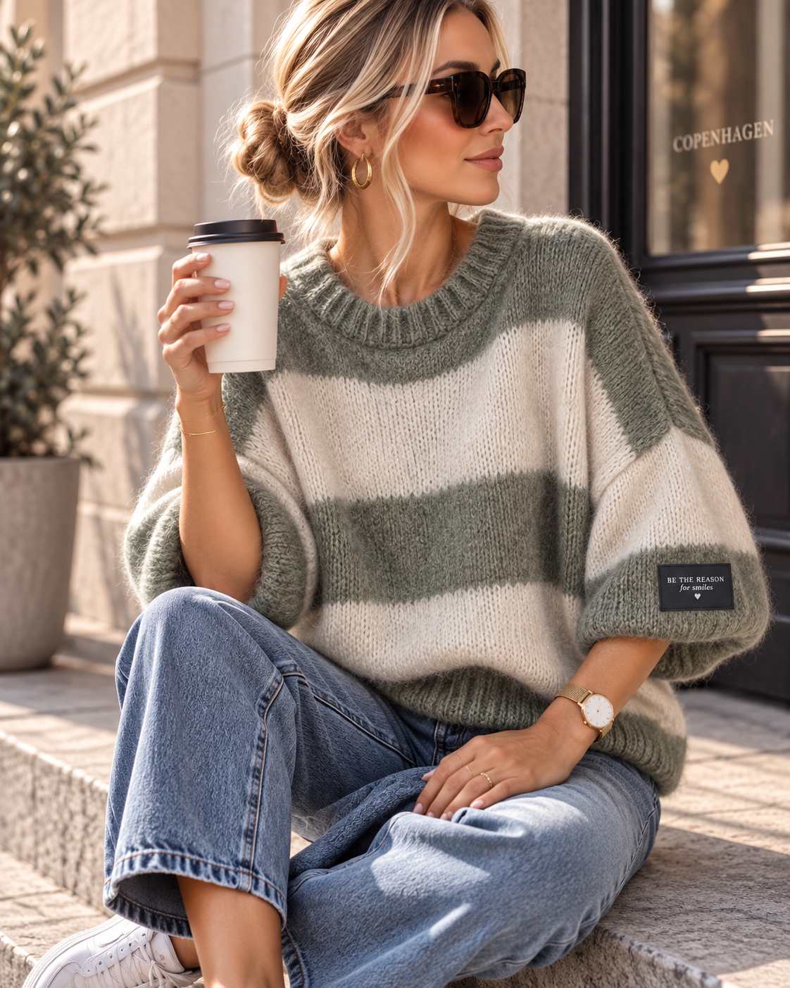 Kuschelpullover SP0082 – Made in Italy Gr. 34-42 Strick Pullover