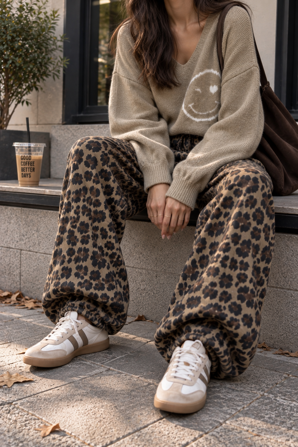 Ballon-Jogpant lässige Basic Pants für jeden Tag I JP0140 I Made in Italy 34-42/44